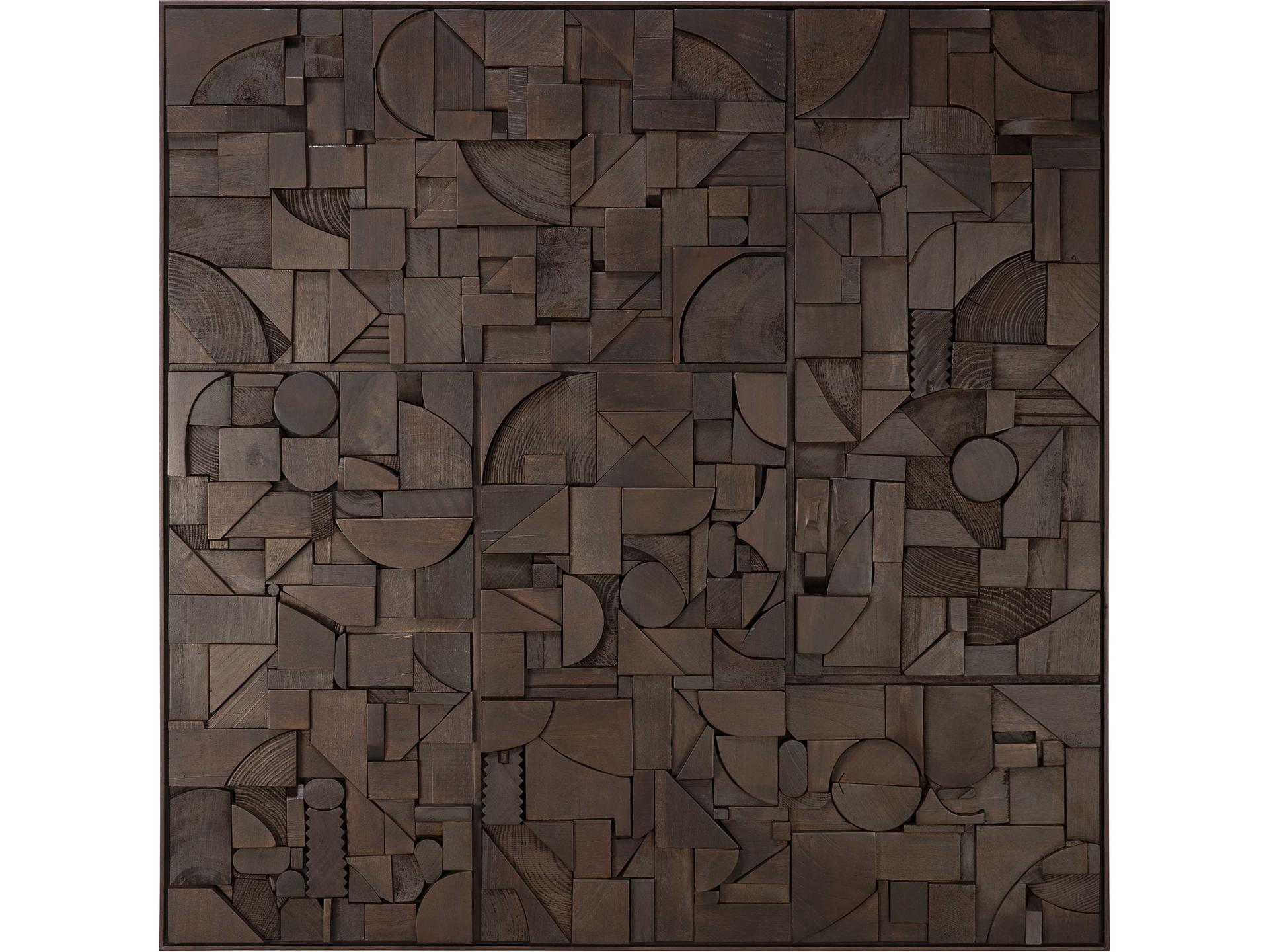 Bricks Square Wall Art