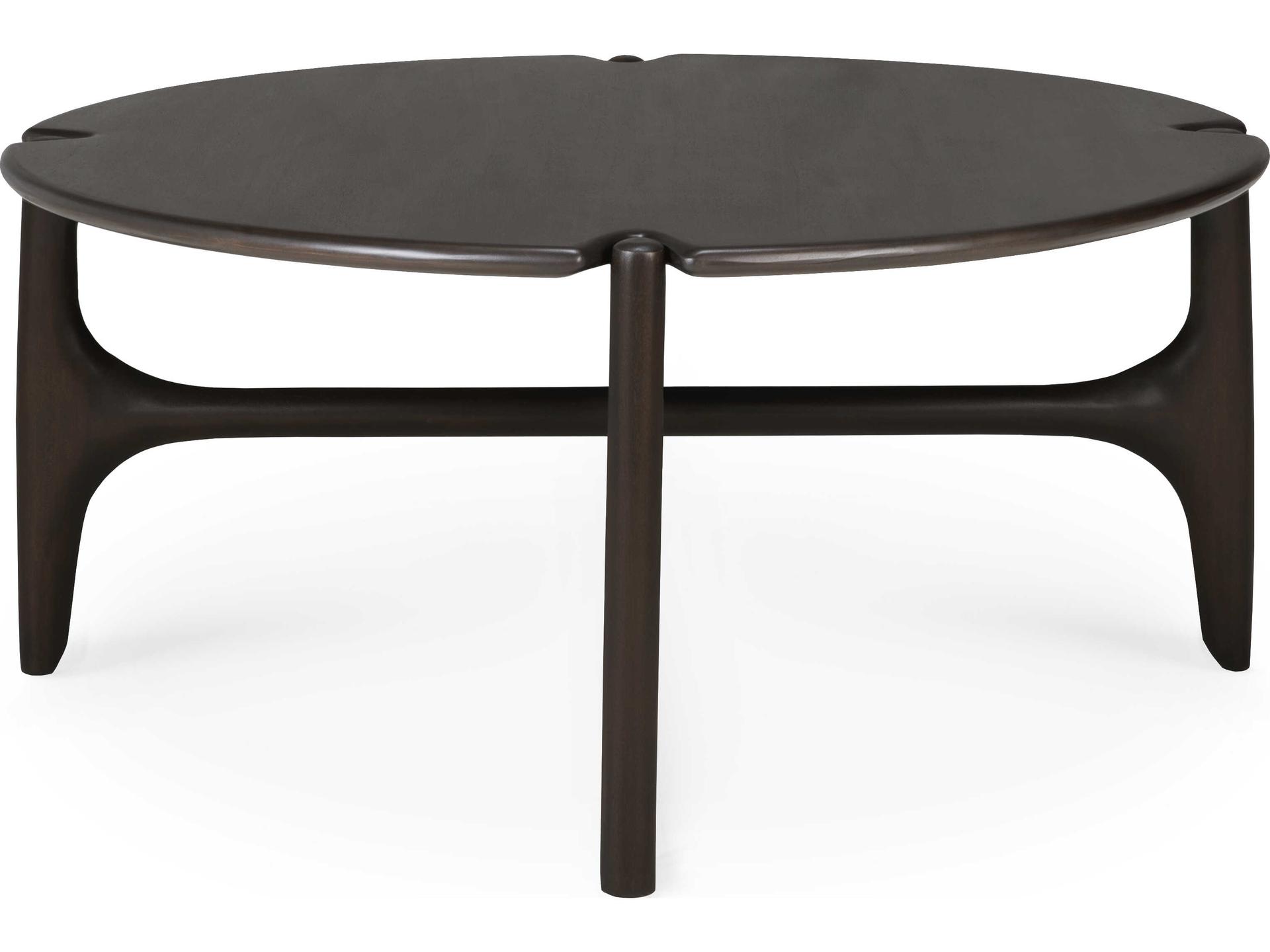 Pi Mahogany Dark Brown Pi Coffee Table