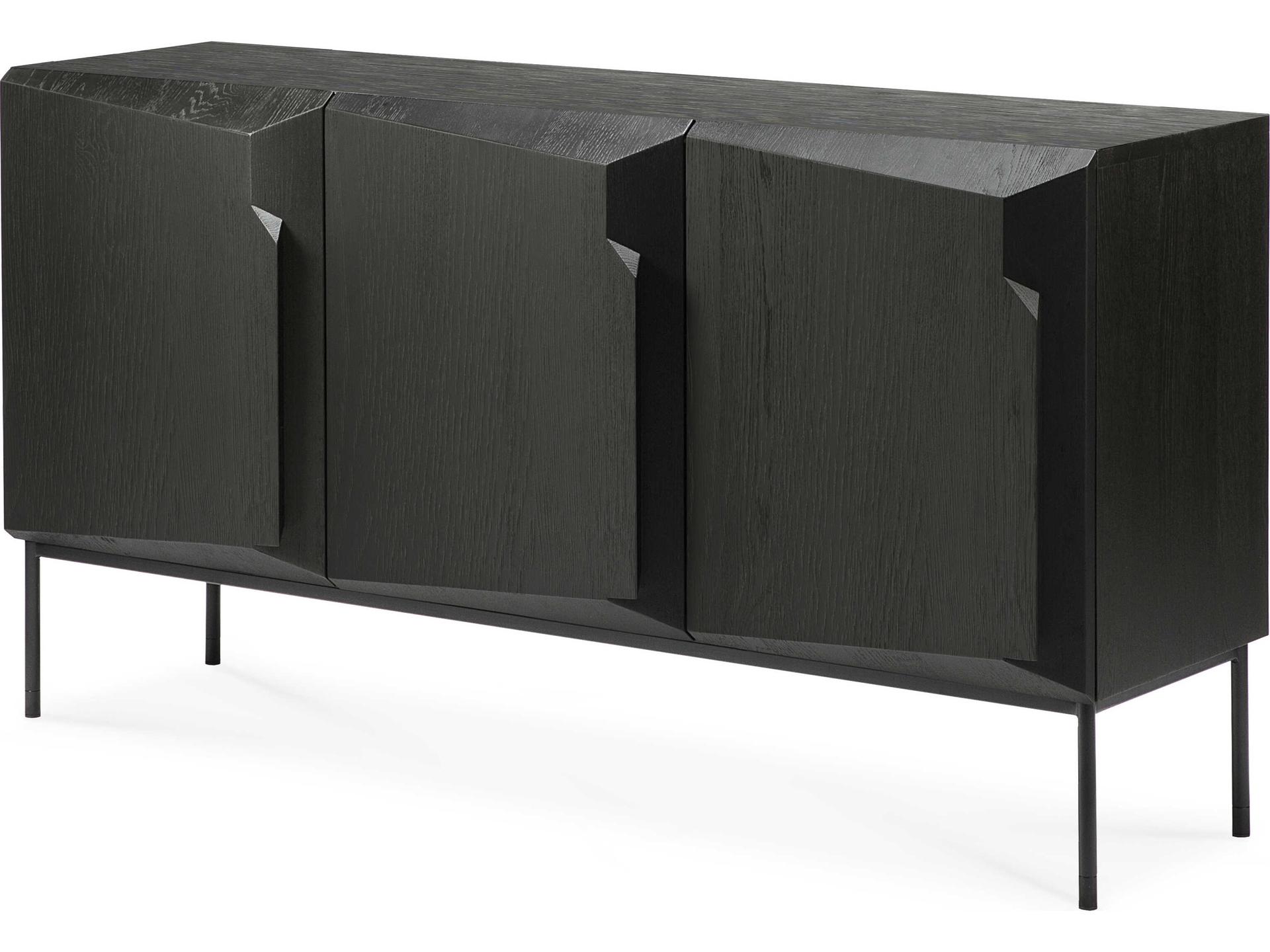 Stairs Sideboard in Black Oak