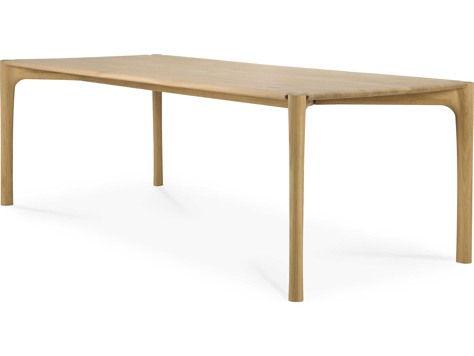 Pi Oak Dining Table Natural Solid Wood