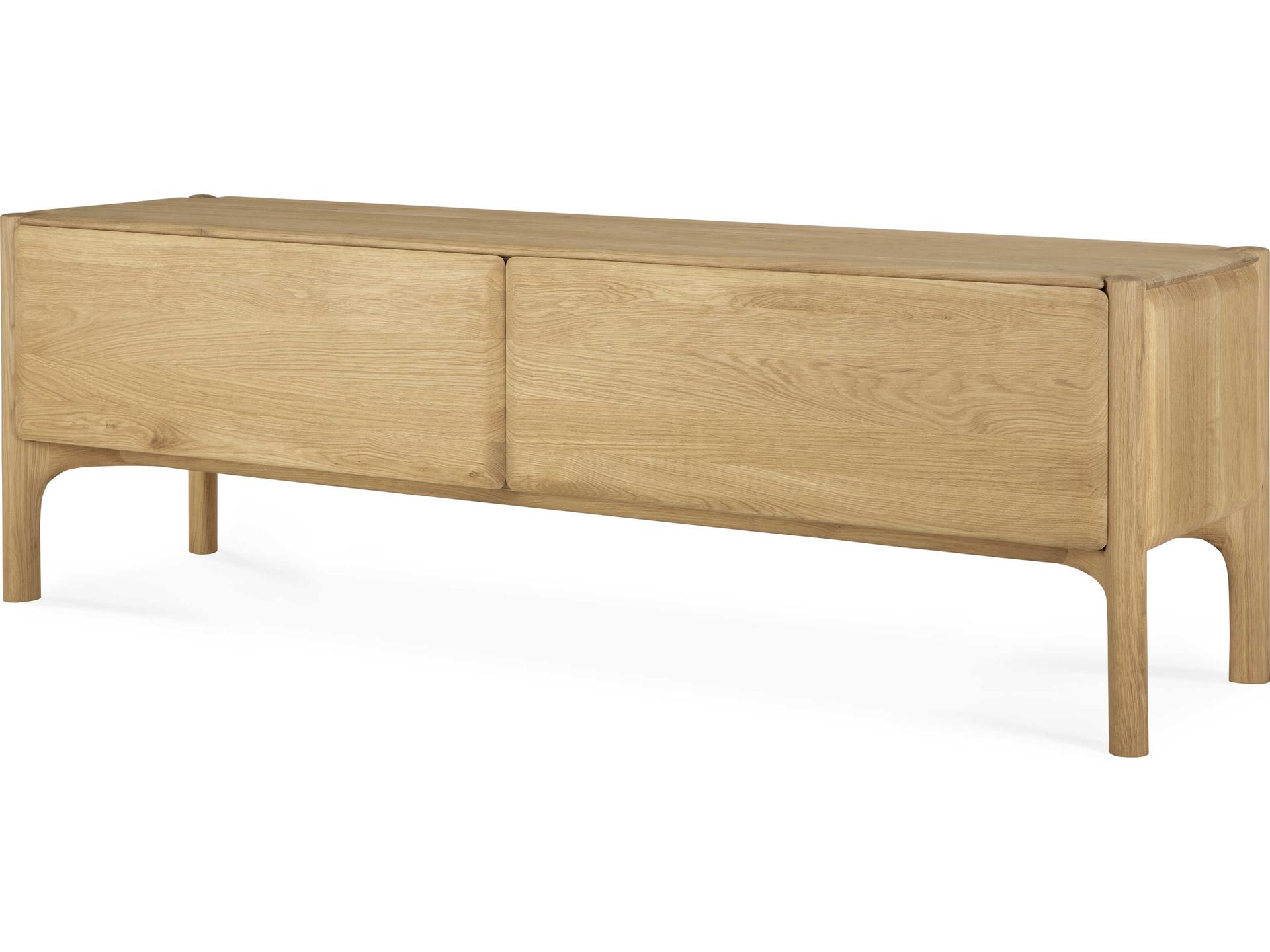 Pi TV Cupboard Solid Oak Media Console
