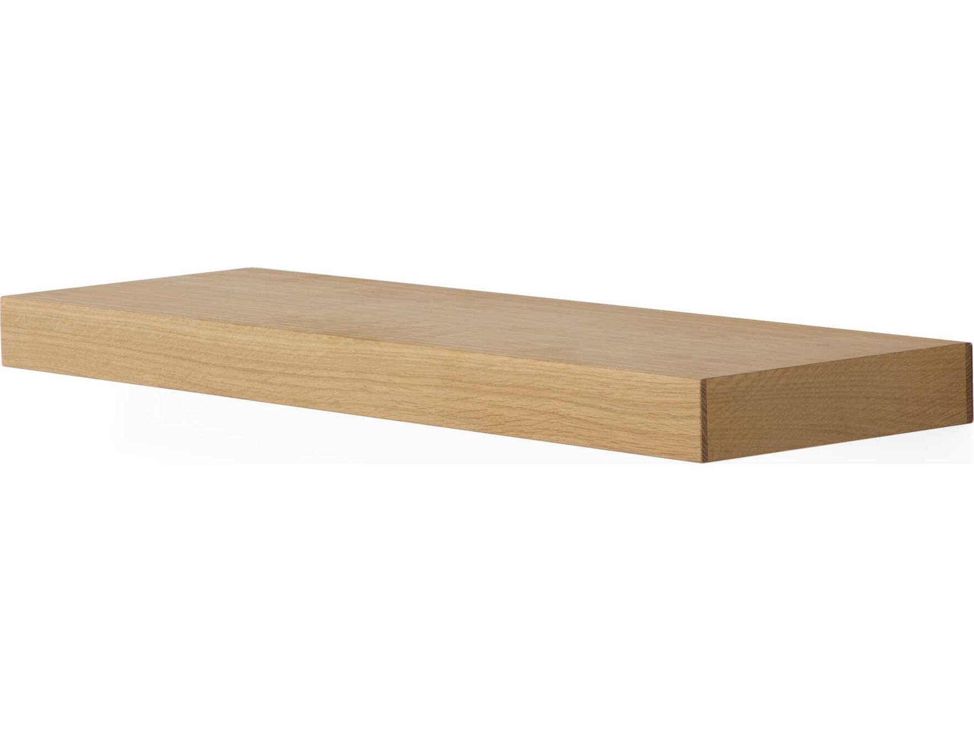 Oak Wall Shelf Minimalist Floating Display