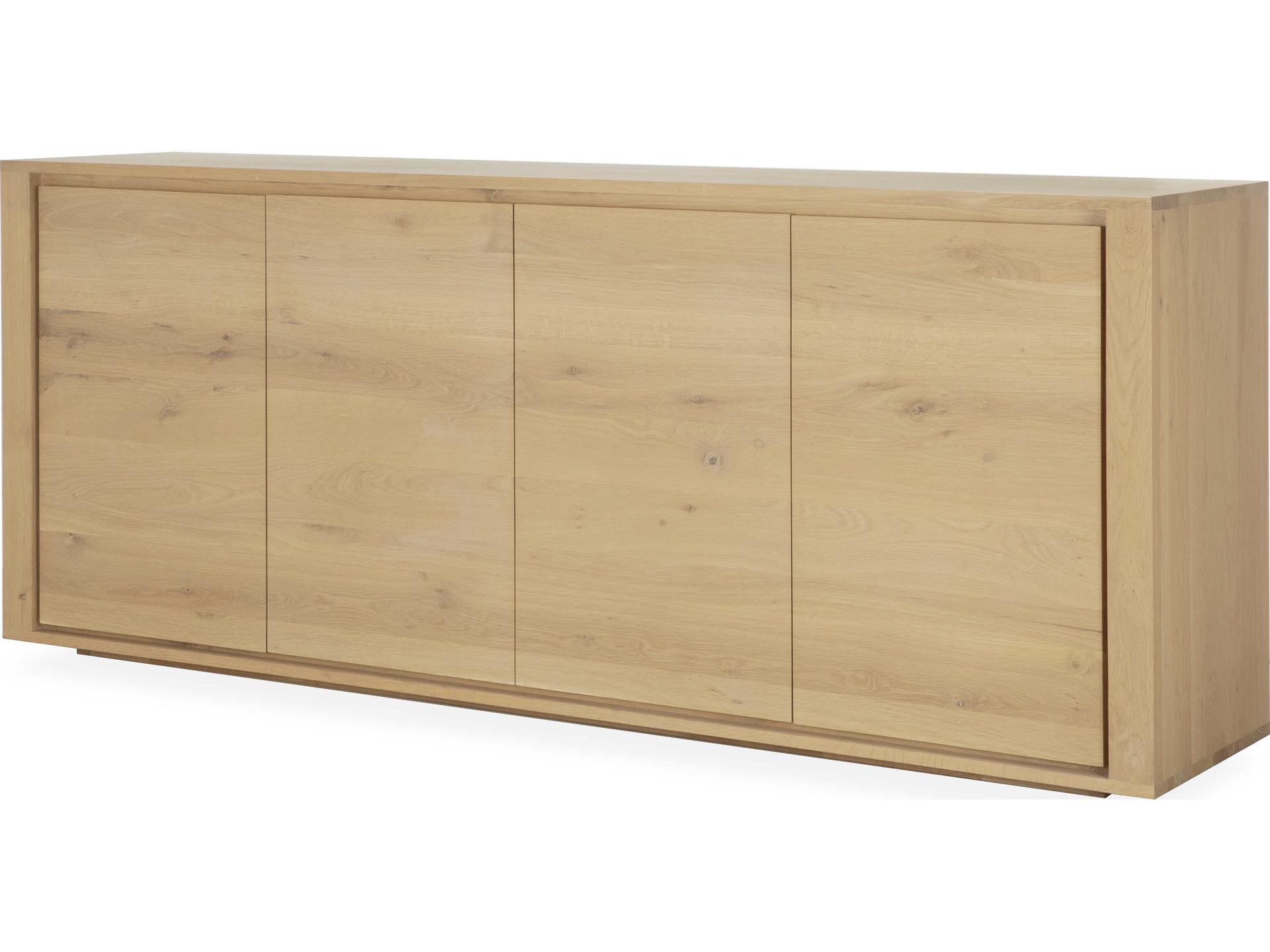 Shadow Oak Sideboard 4-Door Modern