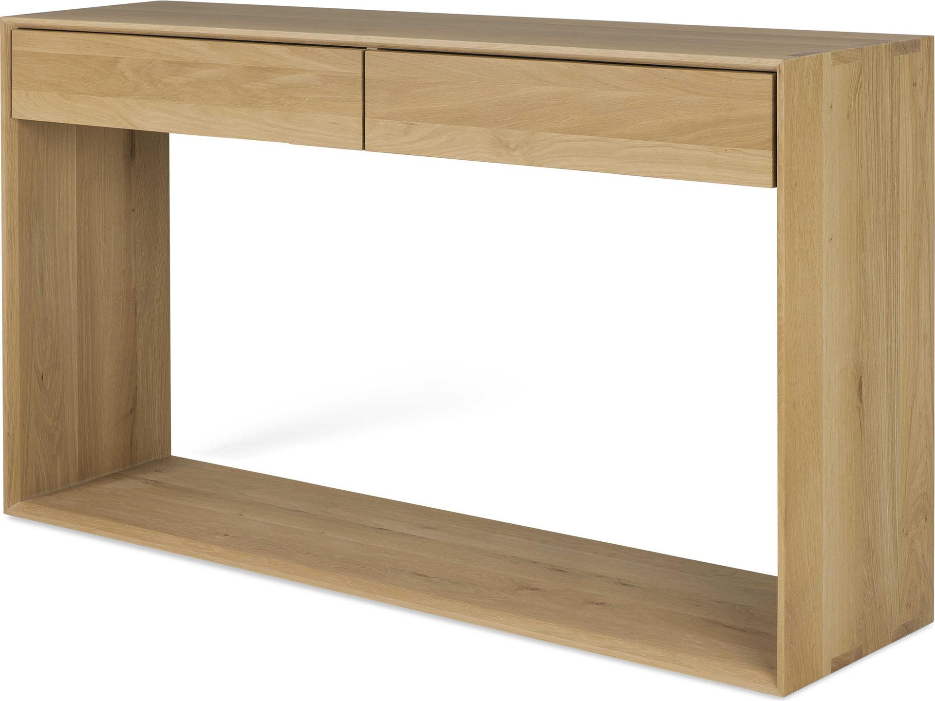 Nordic Oak Console Table