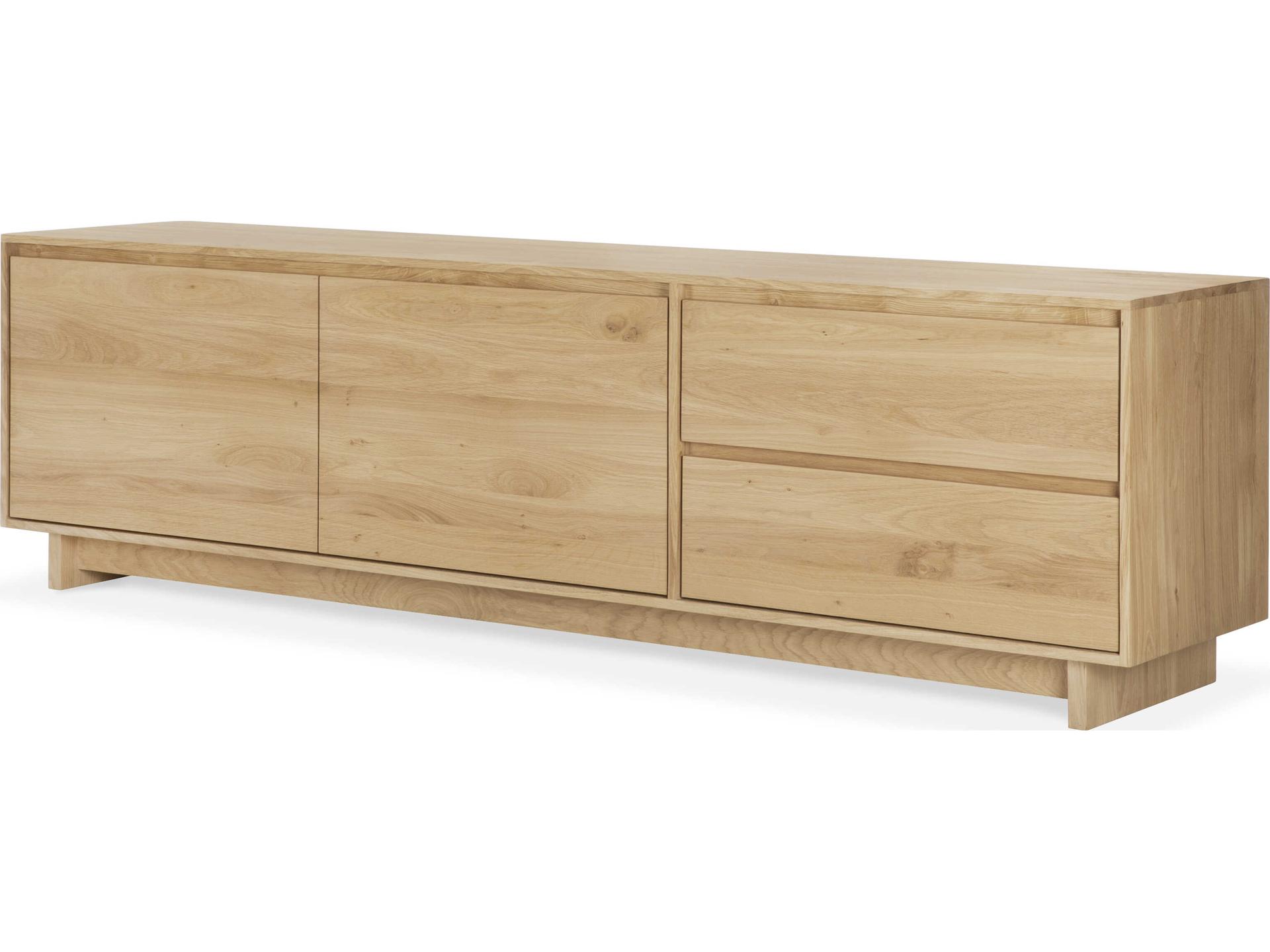 Wave Oak Tv Cupboard