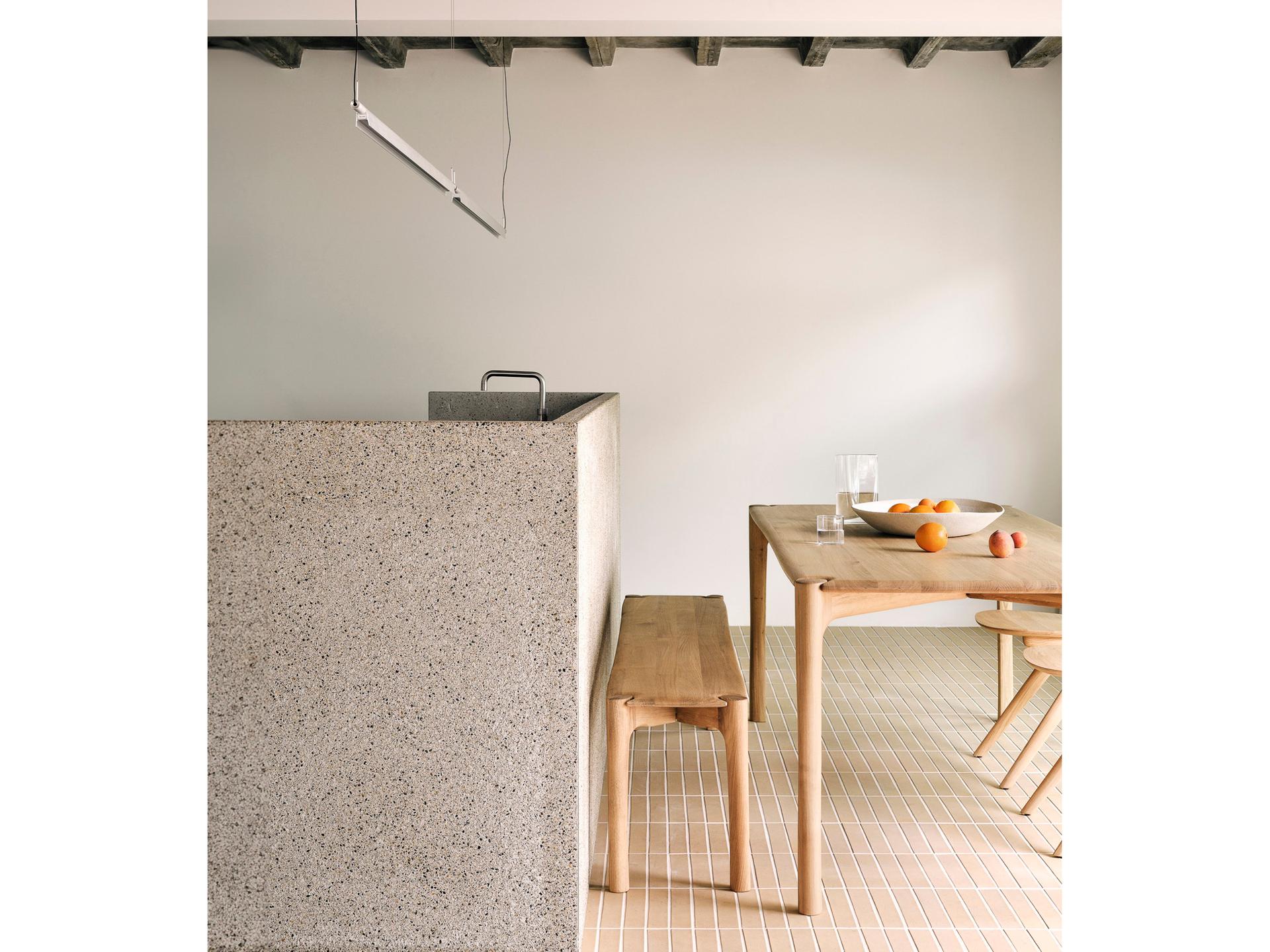 Pi Oak Wood Dining Room Set