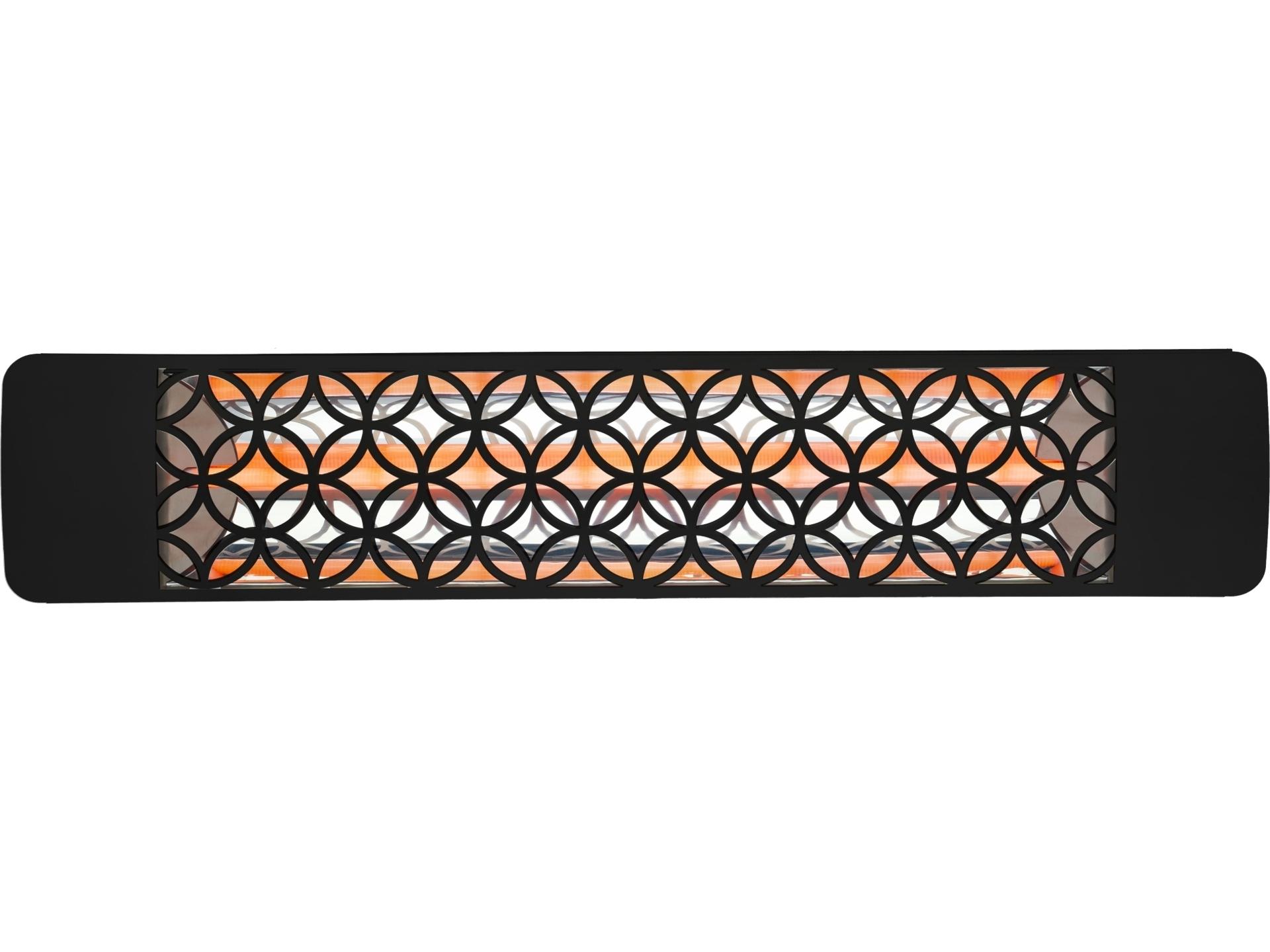 1500 Watt Plug-In Electric Infrared Single Element Outdoor Heater Decor Plate Clover 120V