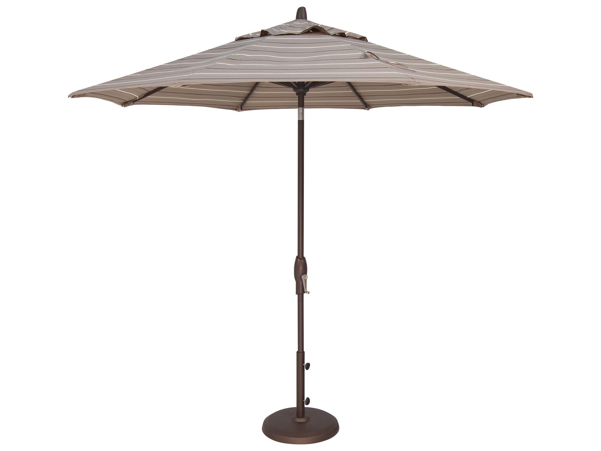 Treasure Garden Special Order Sunbrella Market Aluminum 9 Foot Octagon Auto Tilt Crank Lift Outdoor Patio Umbrella