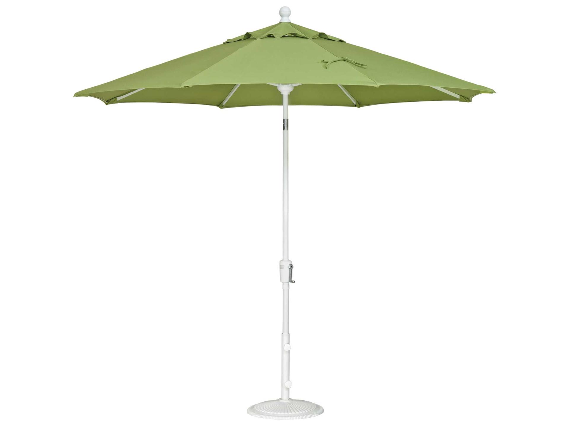 Treasure Garden Quick Ship Market Aluminum 9 Foot Crank Lift Push Button Tilt Outdoor Umbrella