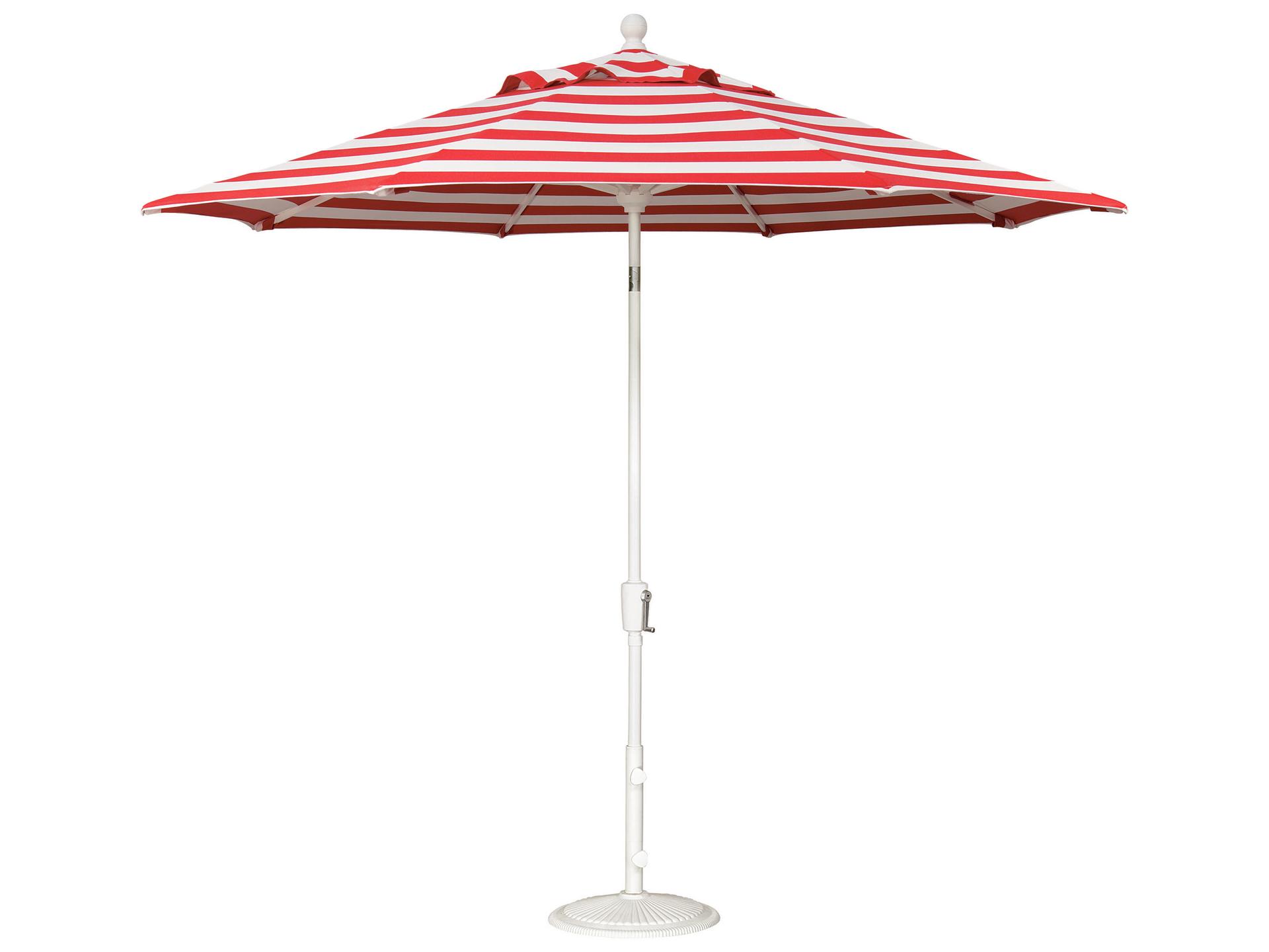 Treasure Garden Quick Ship Market Aluminum 9 Foot Crank Lift Push Button Tilt Outdoor Umbrella