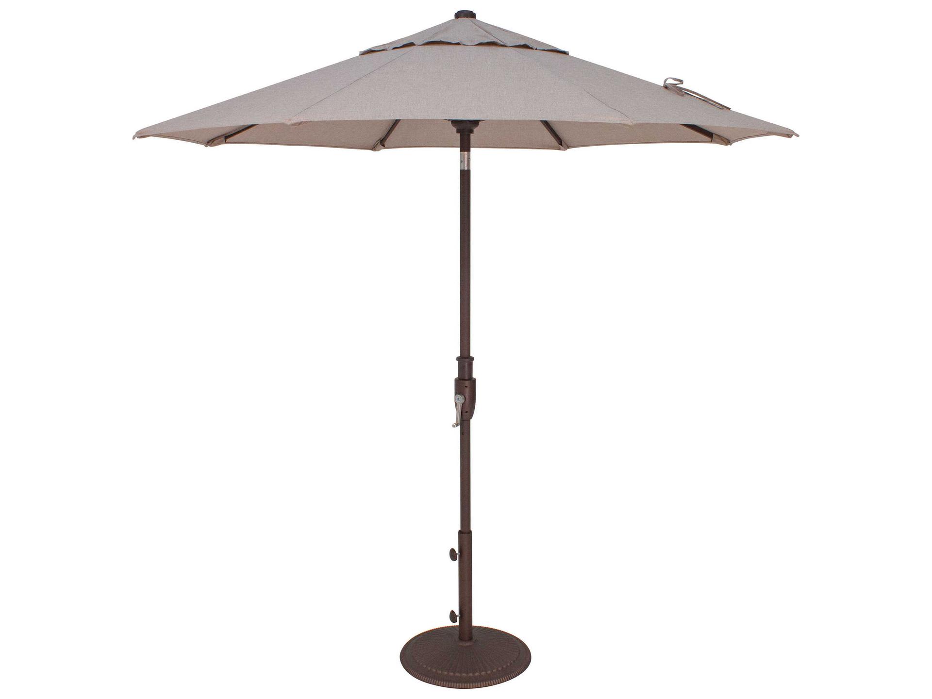 Treasure Garden Special Order Sunbrella 7.5 Foot Octagon Glide Tilt Patio Umbrella