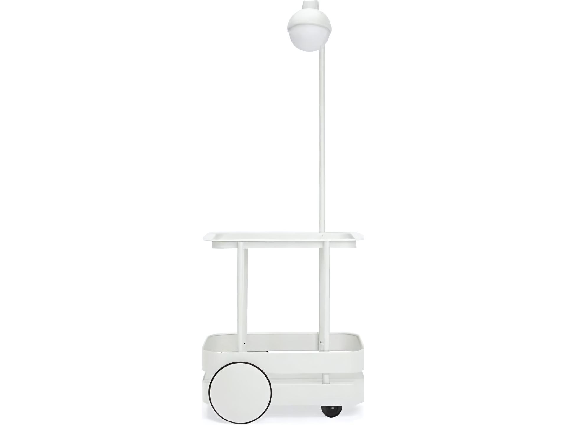 Jolly Trolley Lighted Bar Cart in Light Grey