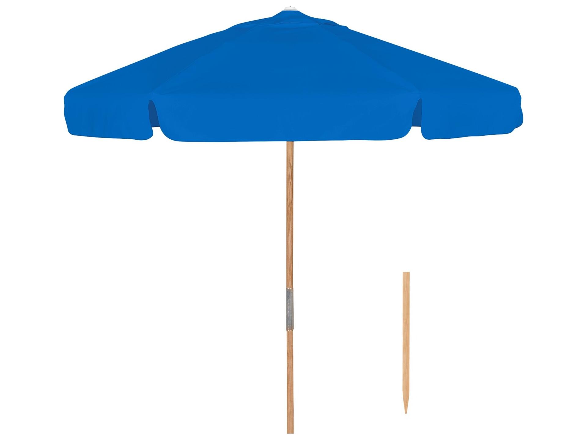 7.5 Foot Quick Ship Beach Umbrella with Natural Ash Pole