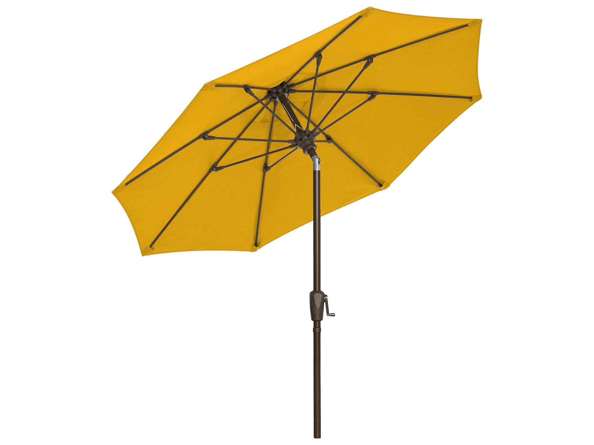 Fiberbuilt Outdoor Patio Umbrellas Quick Ship Market Crank 7.5 Foot Octagon Aluminum Outdoor Patio Umbrella