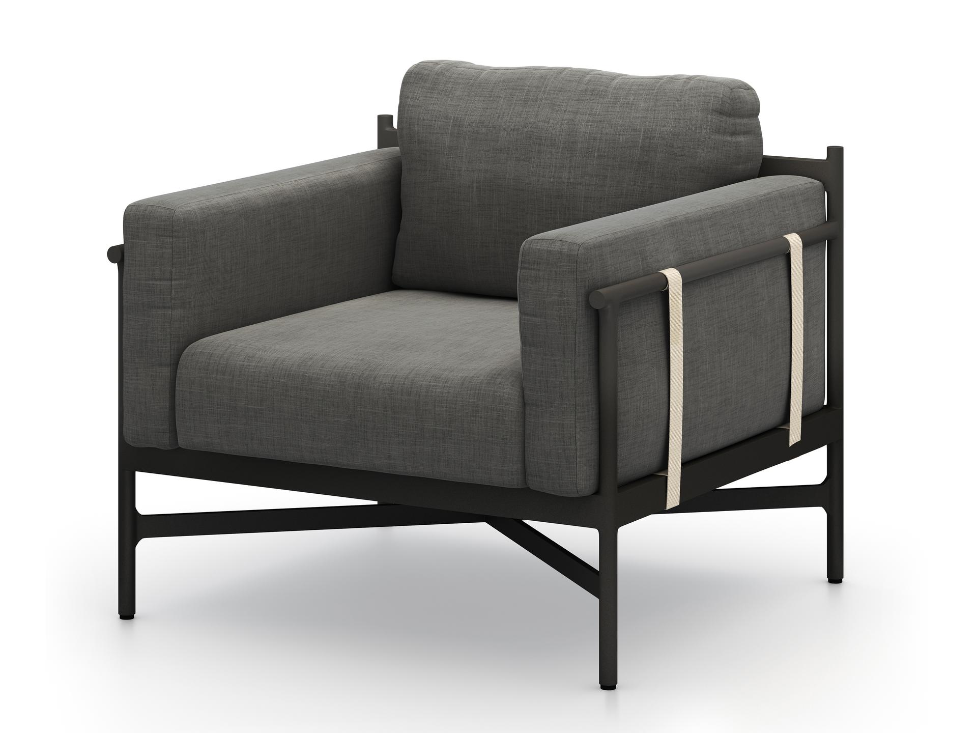 Solano Julian  Chaise Lounge-Brown