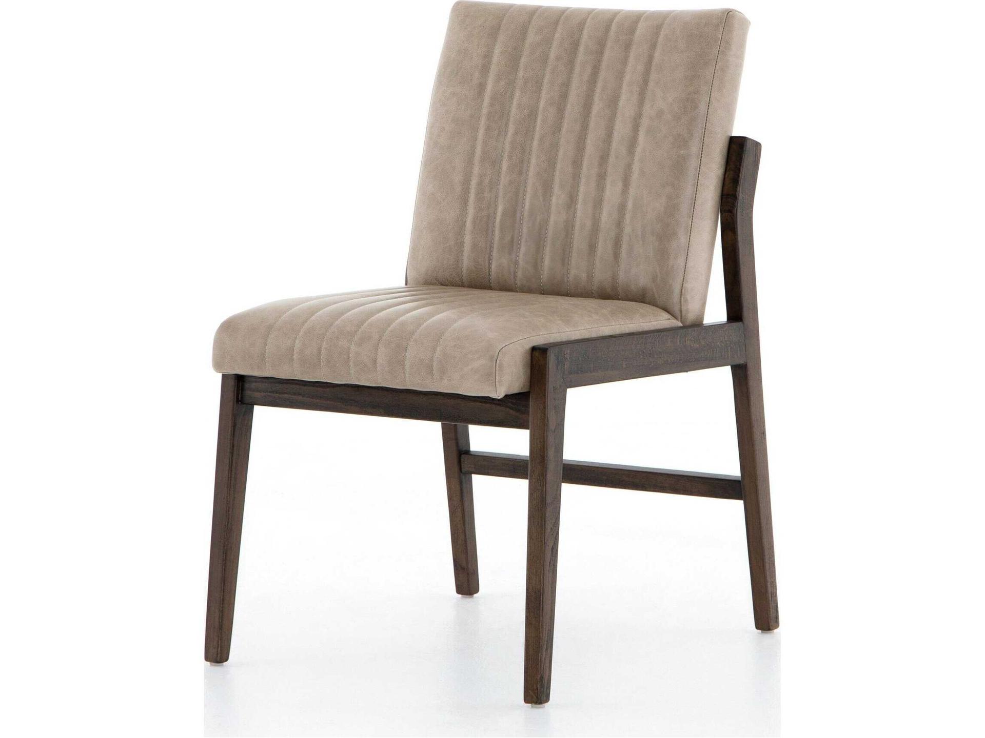 Alice Dining Chair Westgate Channel-Tufted Leather