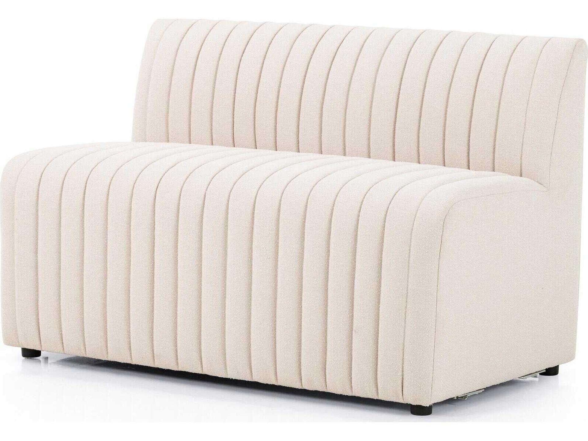 Grayson Capri Oatmeal Cream Upholstered Accent Bench
