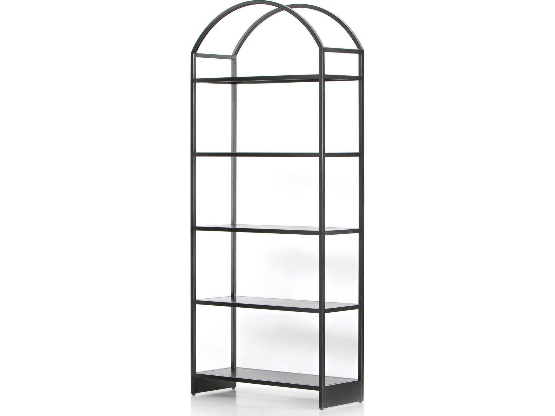 Bolton Black Bookcase