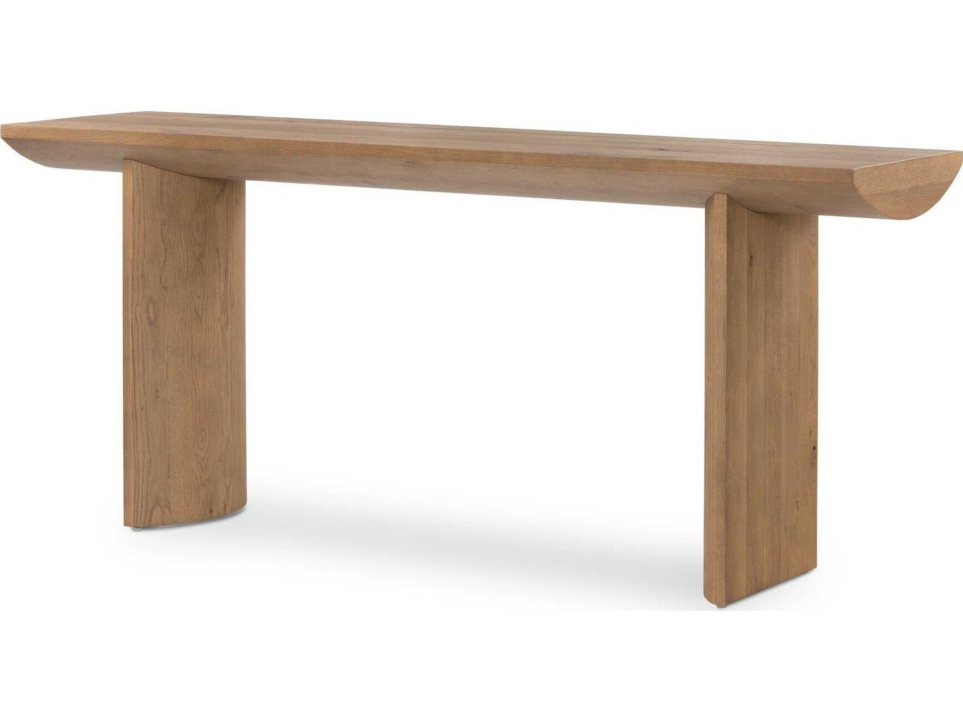 Barton Pickford Rectangular Wood Dusted Oak Console Table