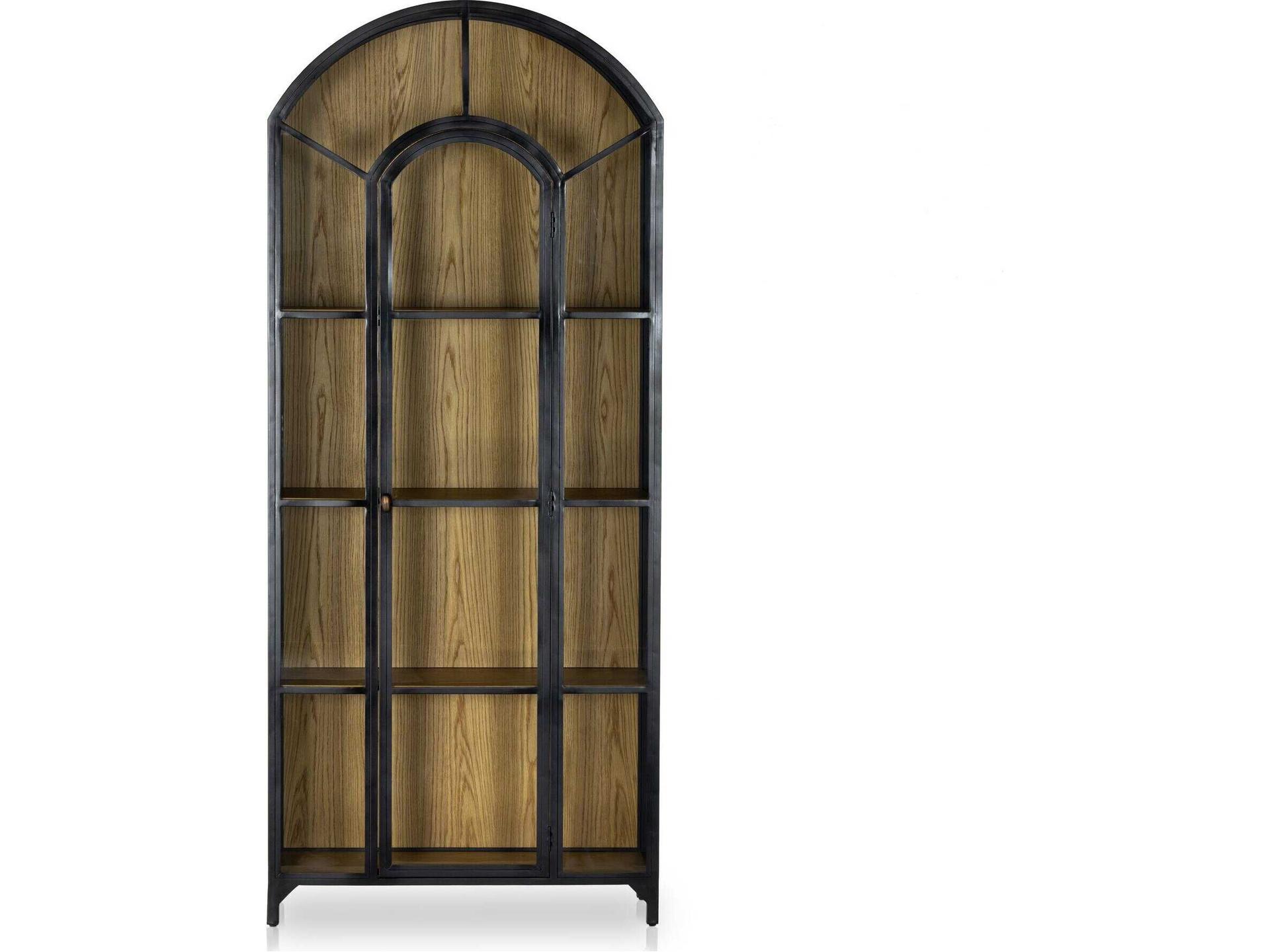 Four Hands Belmont Black Display Cabinet