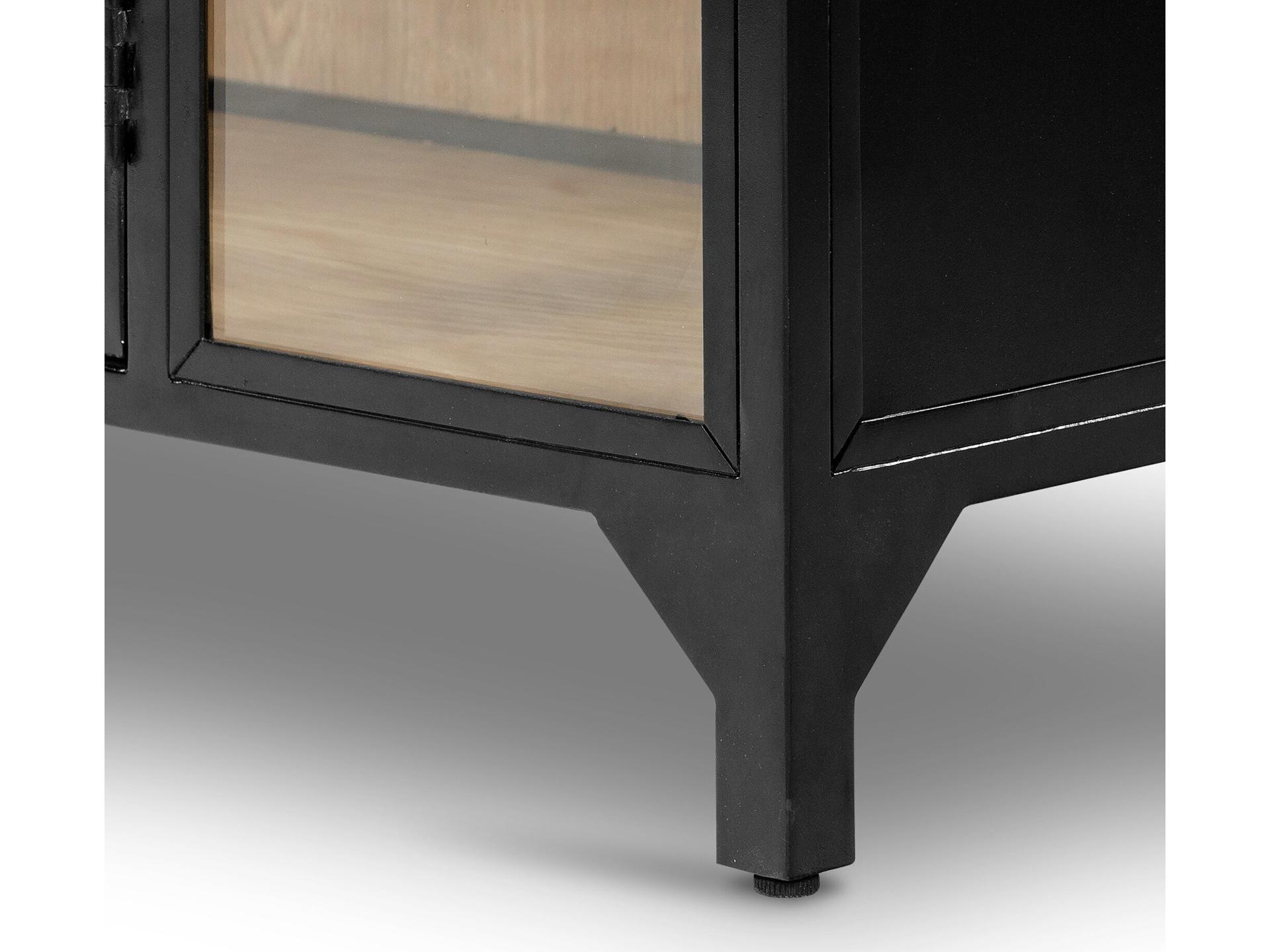 Four Hands Belmont Black Display Cabinet