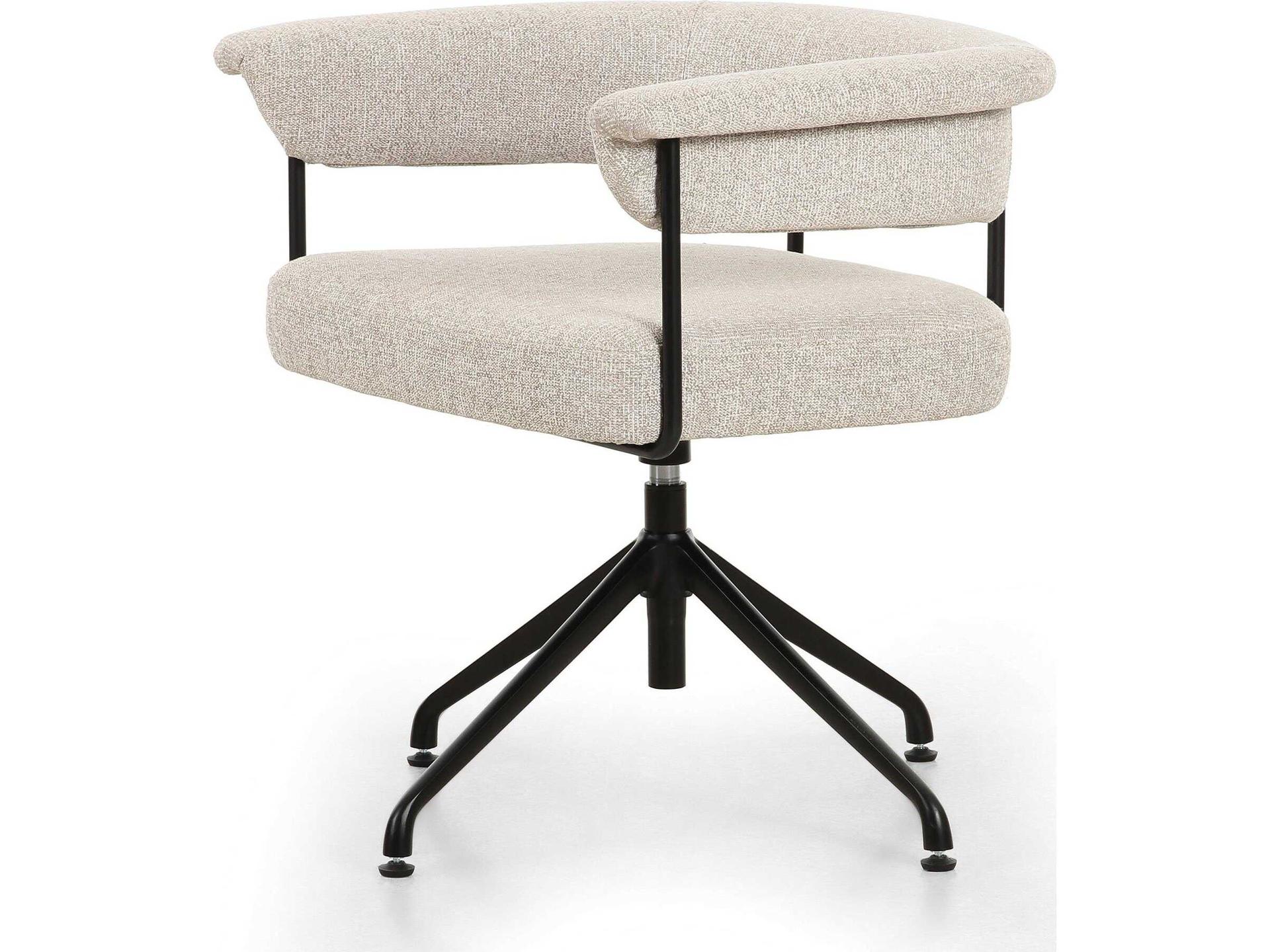 Carrie Desk Chair Light Camel Adjustable Swivel