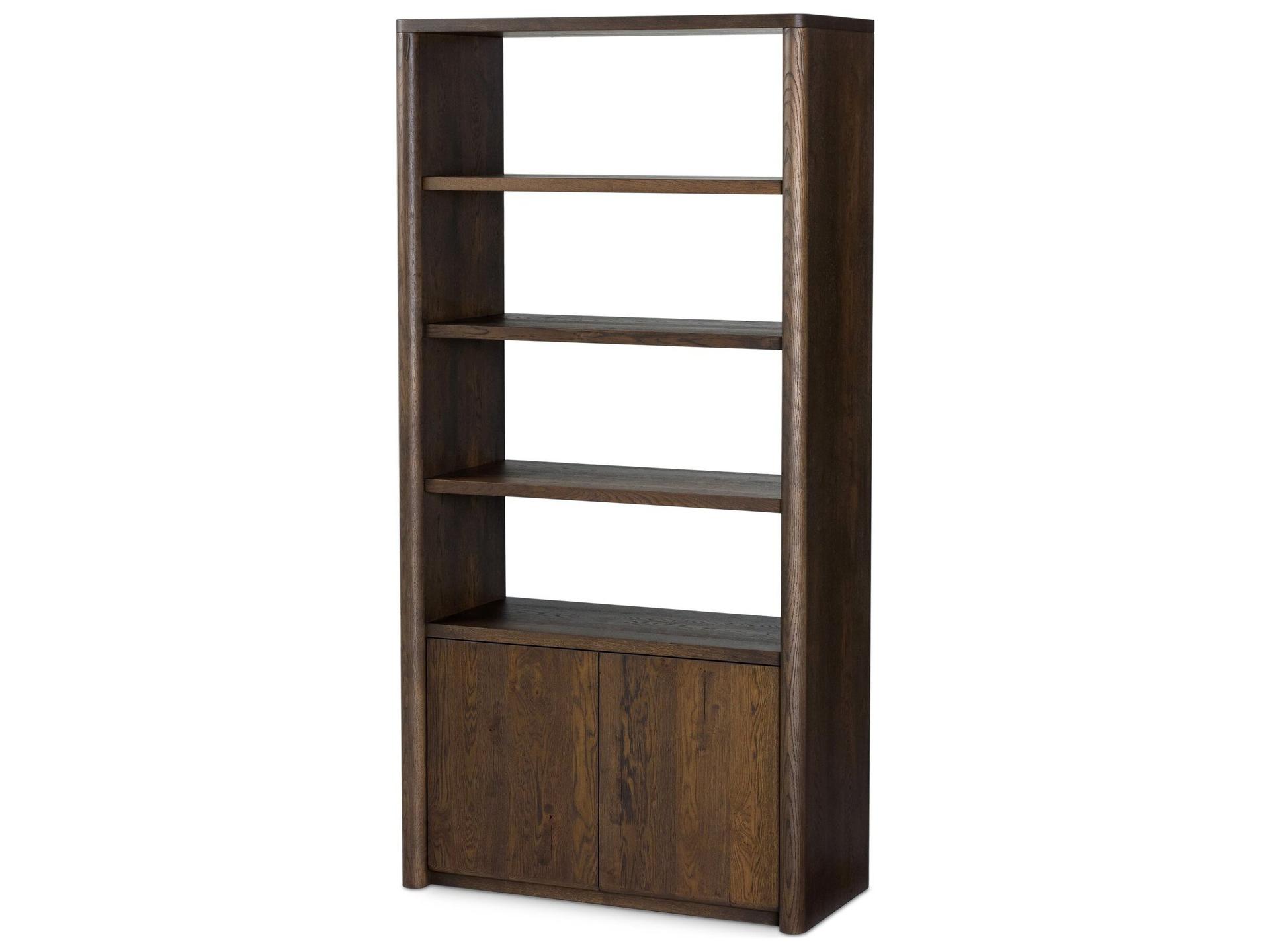 Bristol Tobacco Oak Bookcase