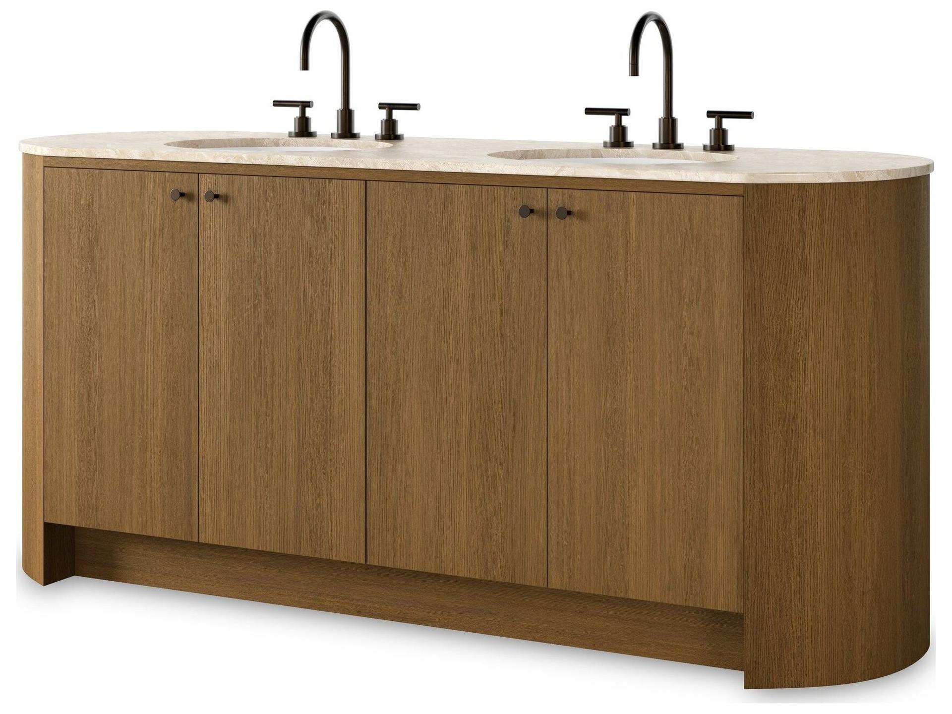 Filmore Washed Natural Veneer Vanity