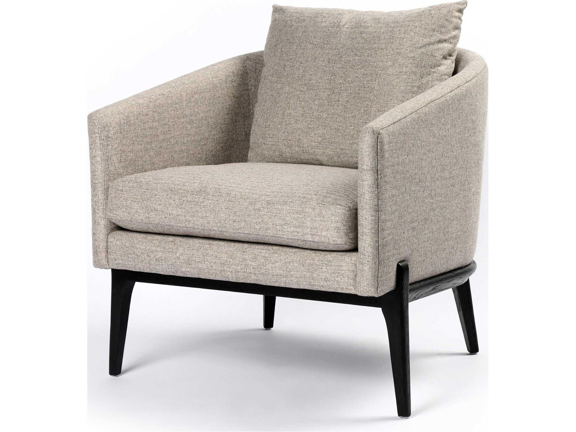 Abbott Copeland Gray Fabric Accent Chair