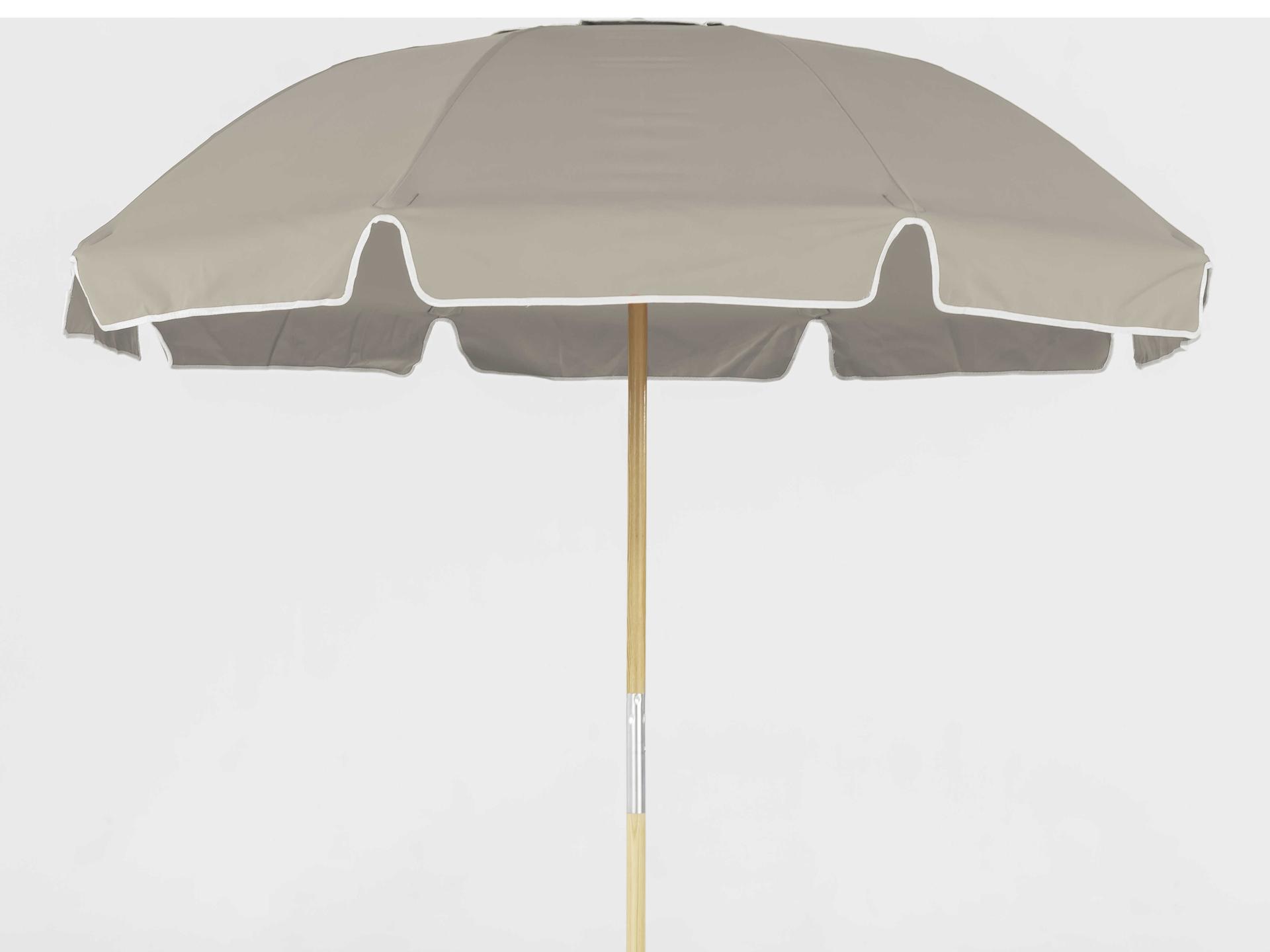 Avalon 7.5-Foot Octagon Fiberglass Beach Umbrella with Ash Wood Pole