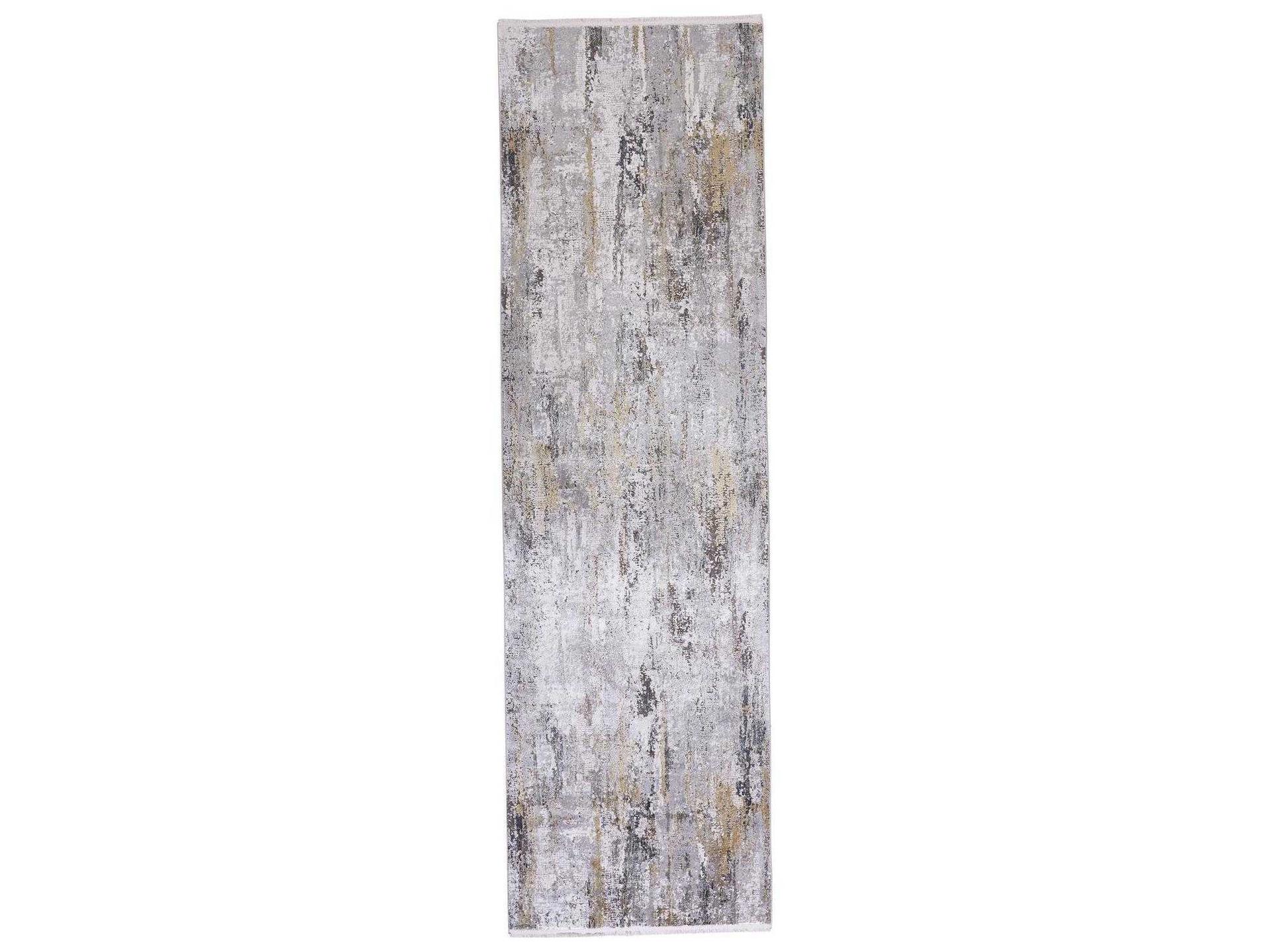 Cadiz Area Rug Abstract Ivory Gray