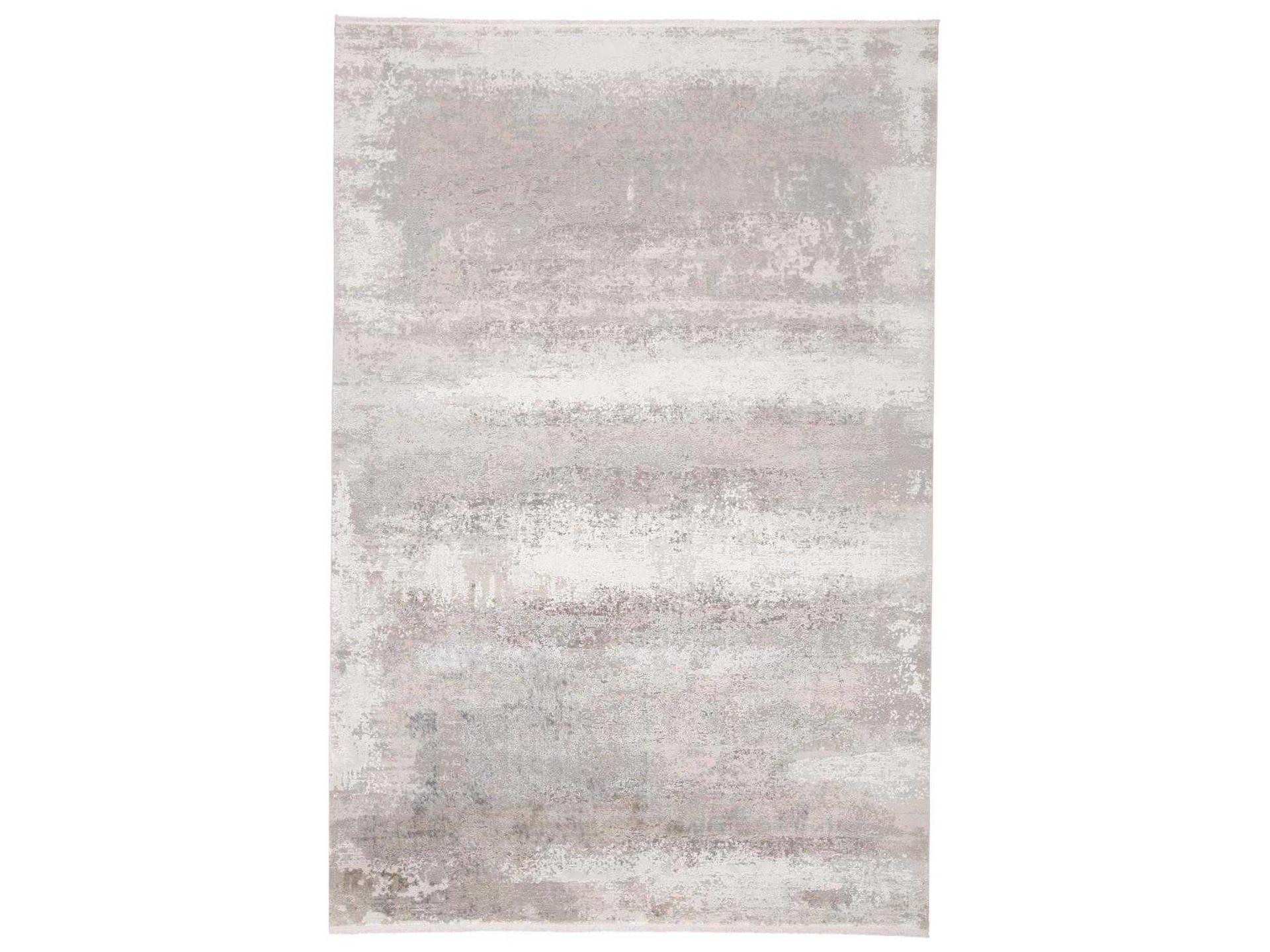 Cadiz Area Rug in Light Gray Abstract Modern