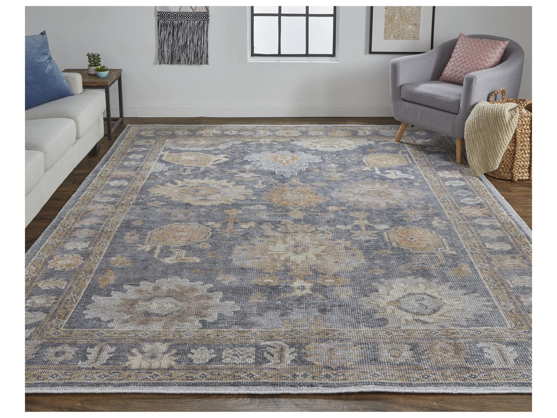 Feizy Rugs Wendover Bordered Area Rug