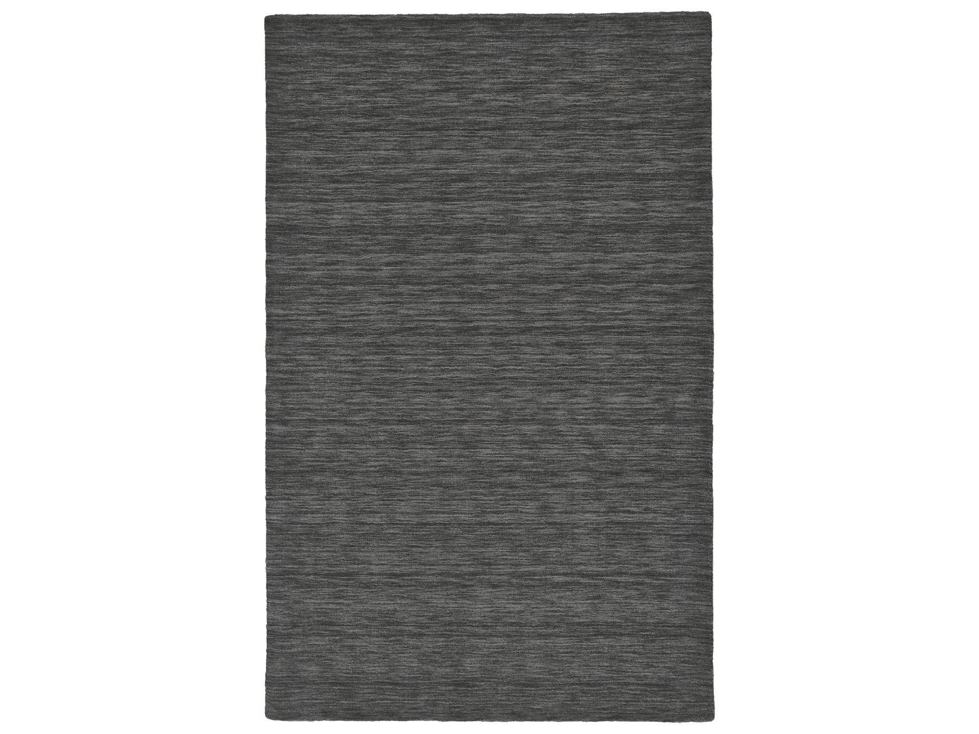 Feizy Luna Subtle Tonal Hand-Loomed Area Rug in Charcoal 2 feet 6 inches by 8 feet