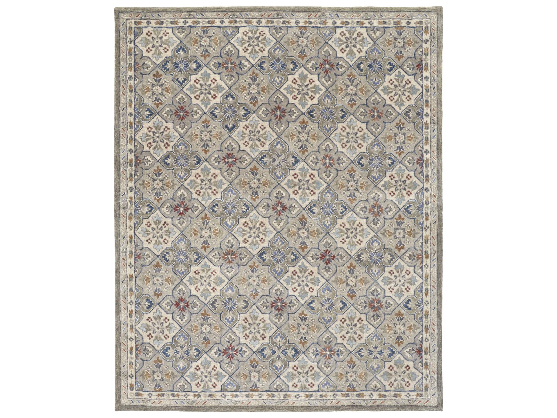 Rylan Bordered Area Rug