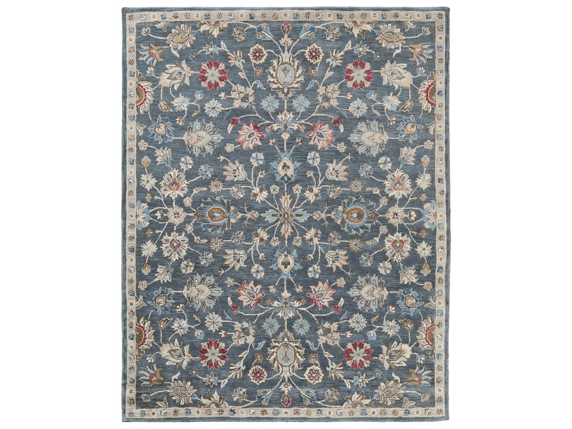 Rylan Area Rug Blue Ornamental