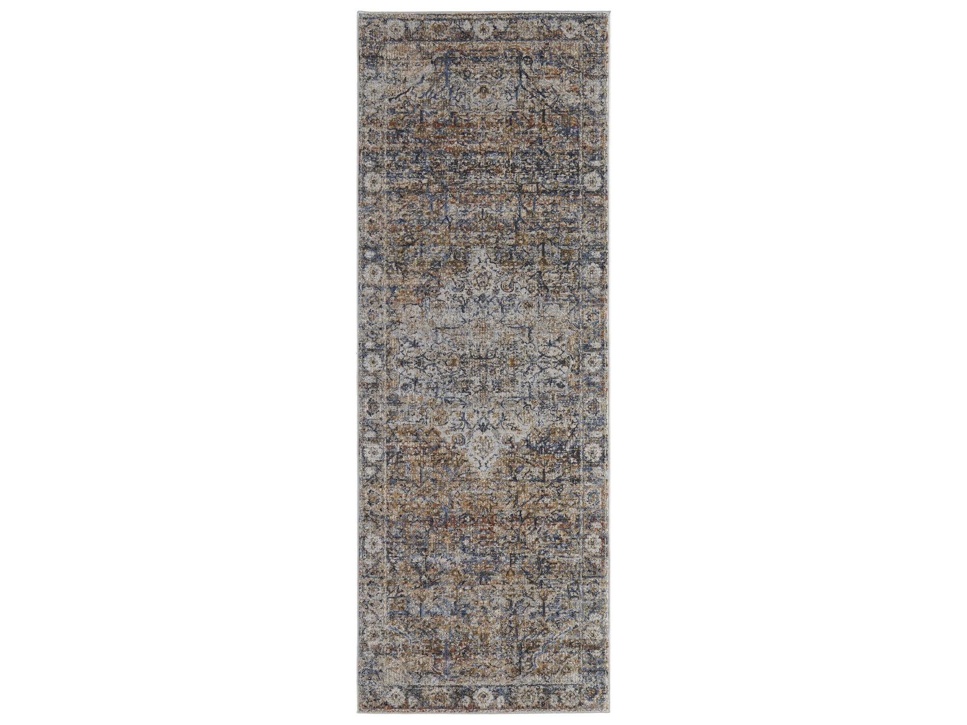 Kaia Bordered Runner Area Rug