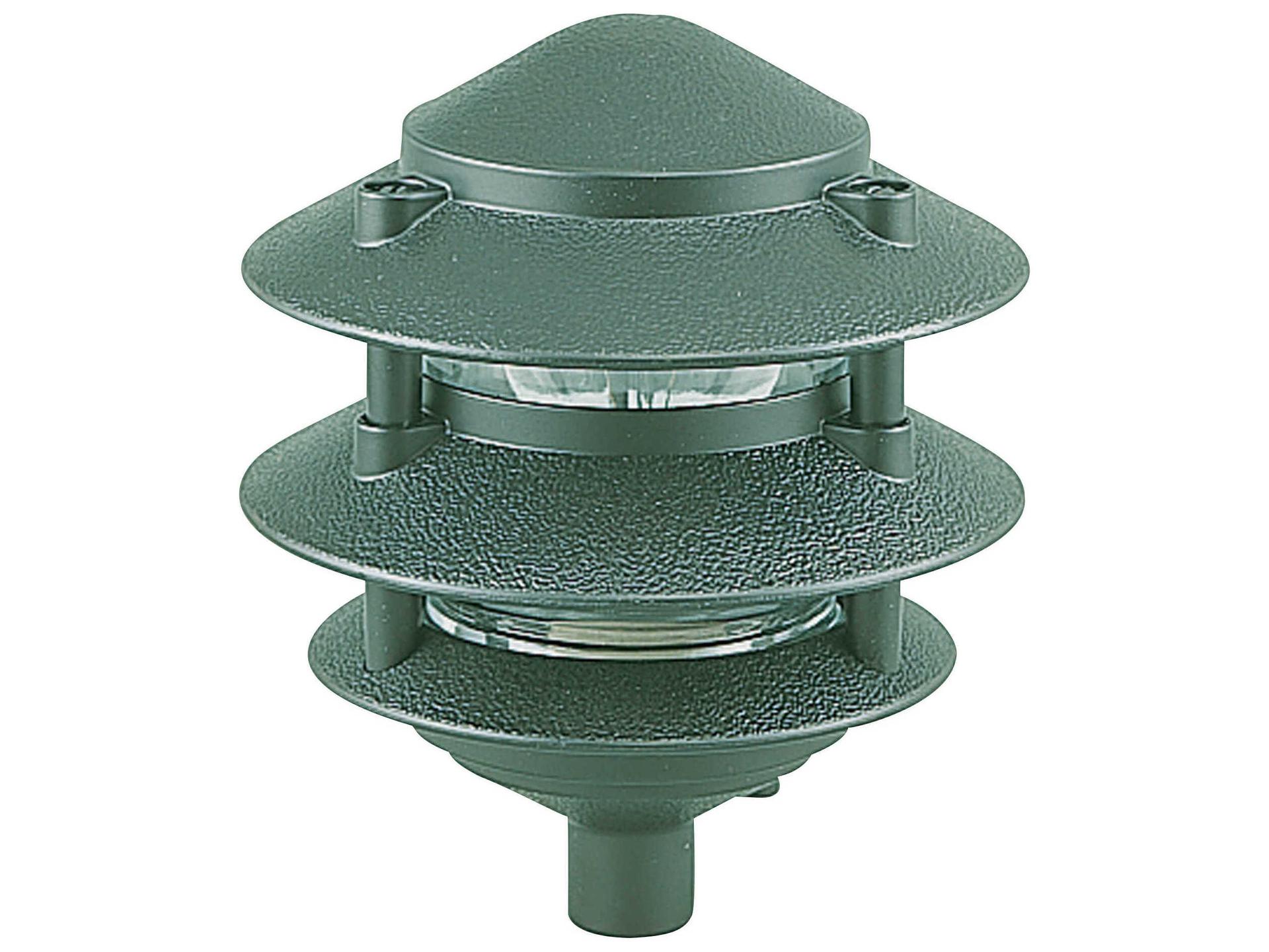 Landscape 1-Light Outdoor Path Light in Emerald Green with Clear Glass