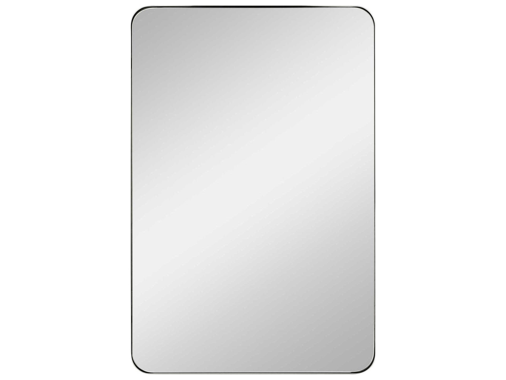 Planer Rectangular Mirror in Polished Nickel Finish