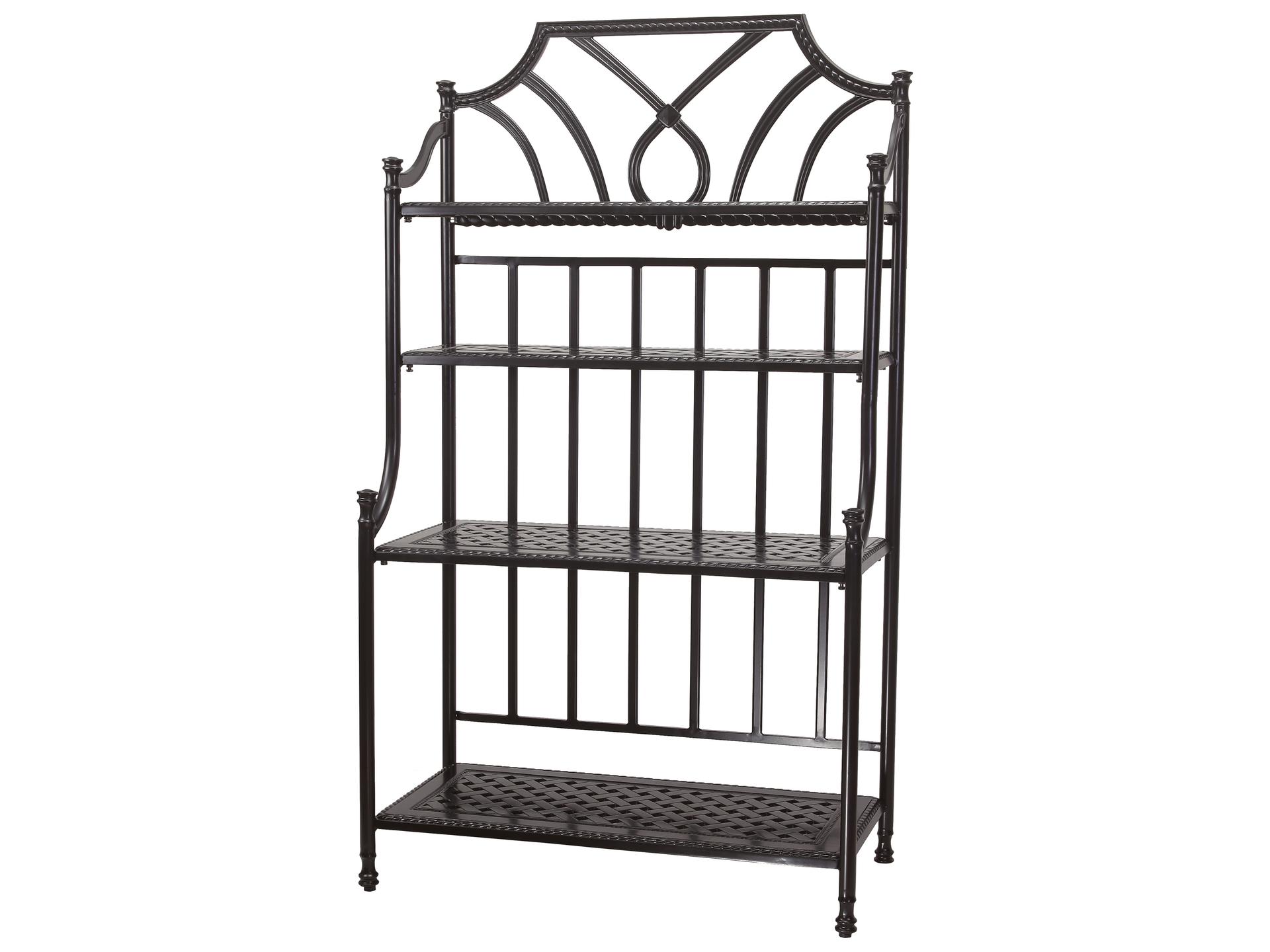 Grand Terrace Cast Aluminum Outdoor Baker's Rack
