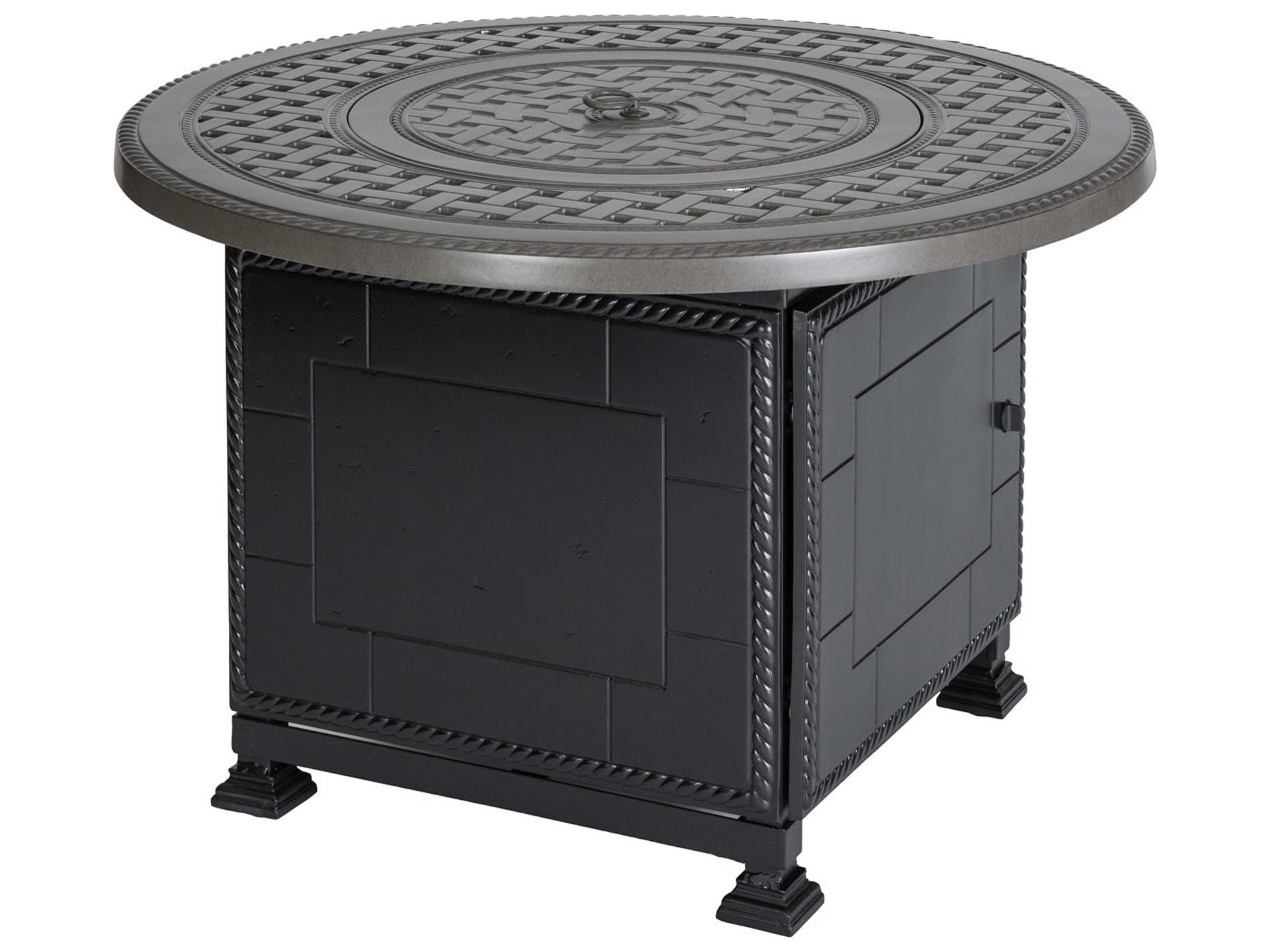 Paradise Aluminum Square Dining Height Fire Pit Base