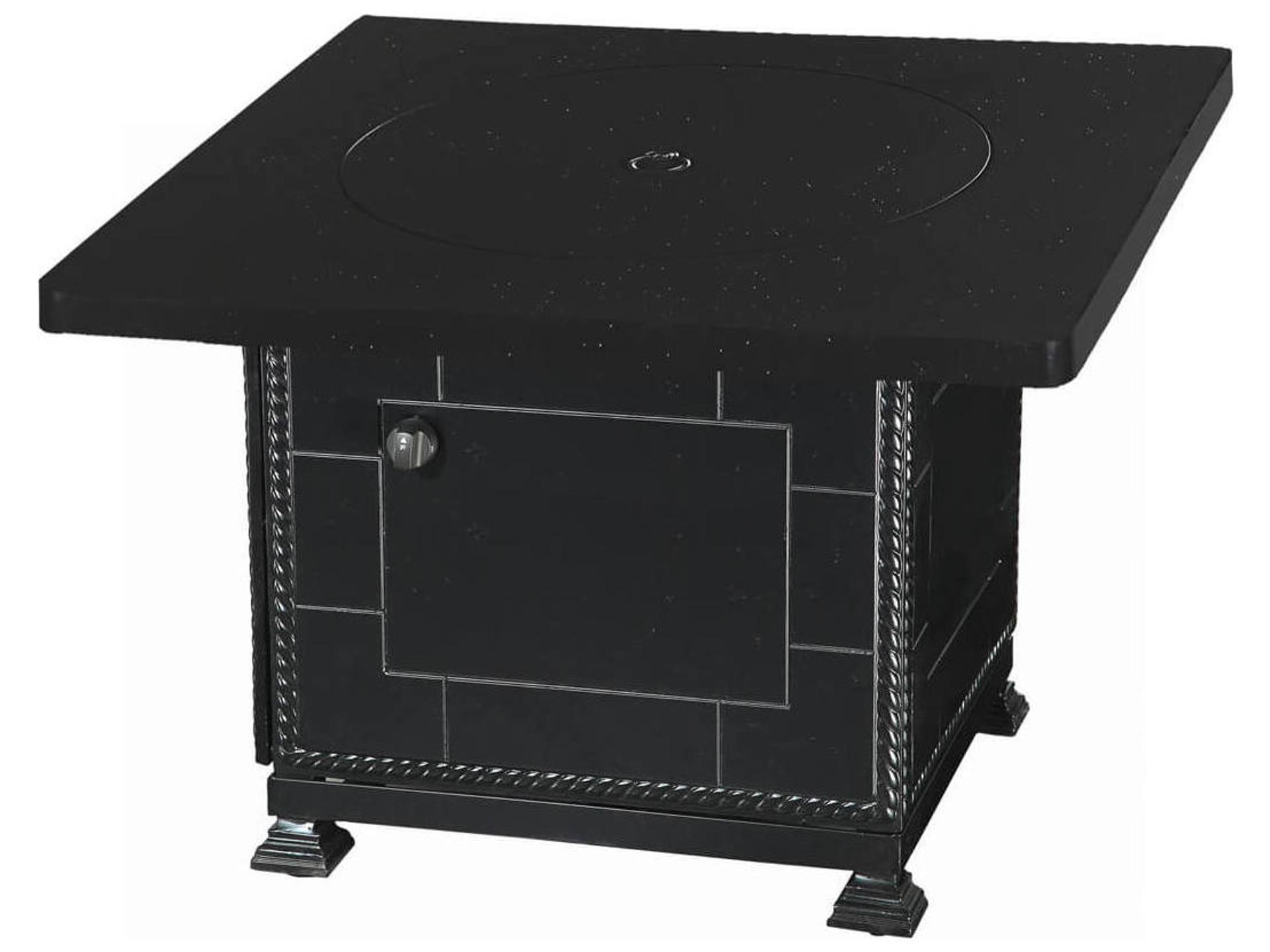 Paradise Aluminum Square Chat Height Fire Pit Base