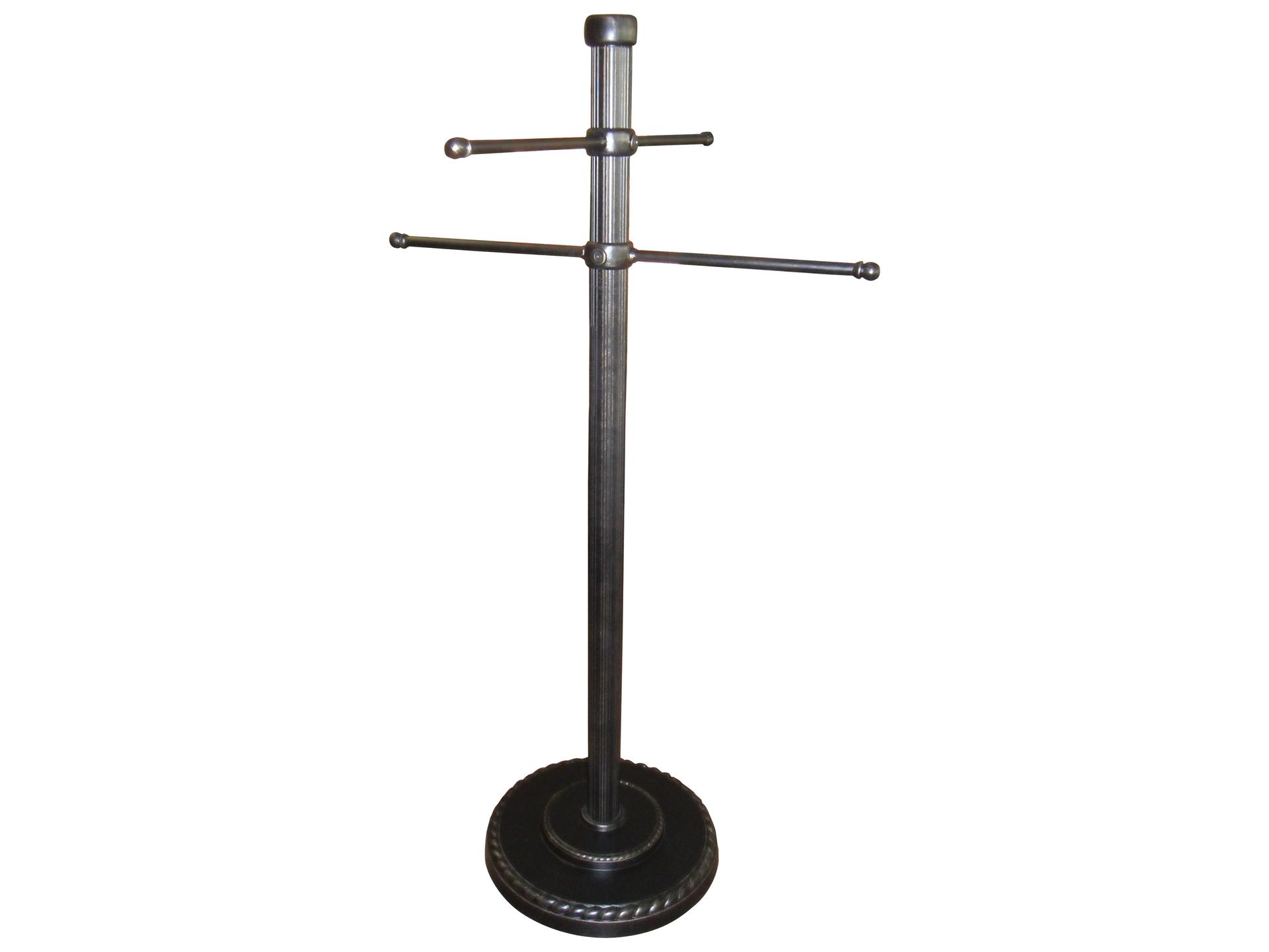 Grand Terrace Outdoor Towel Rack Cast Aluminum Patio Accessory