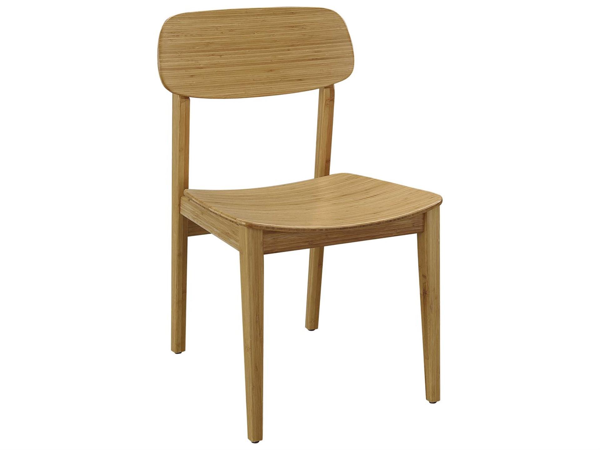 Currant Bamboo Wood Brown Side Dining Chair