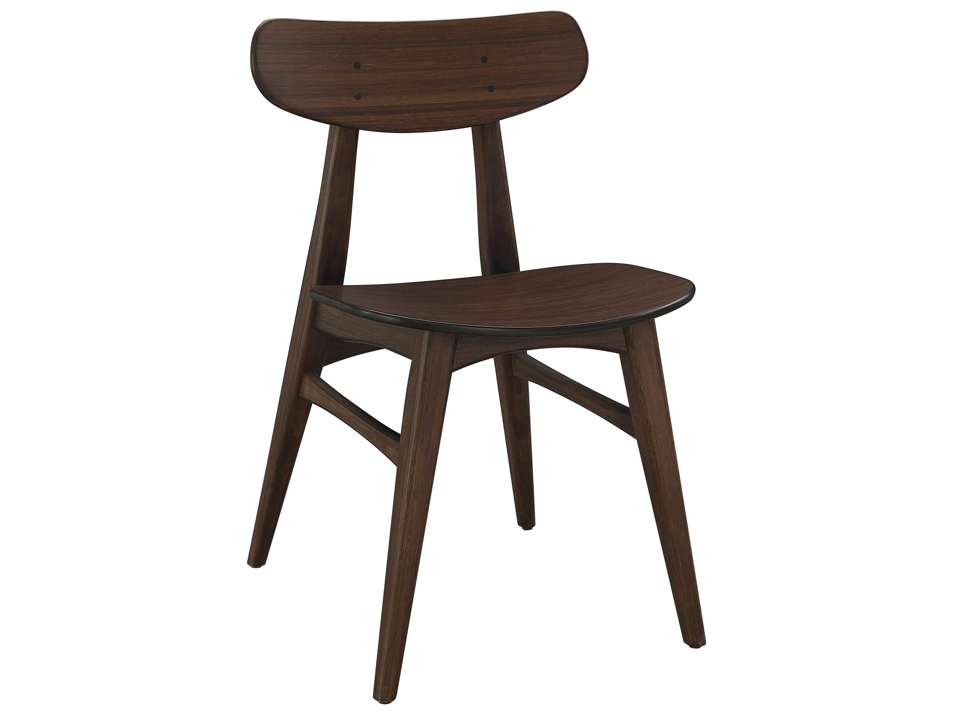 Cassia Bamboo Wood Brown Side Dining Chair