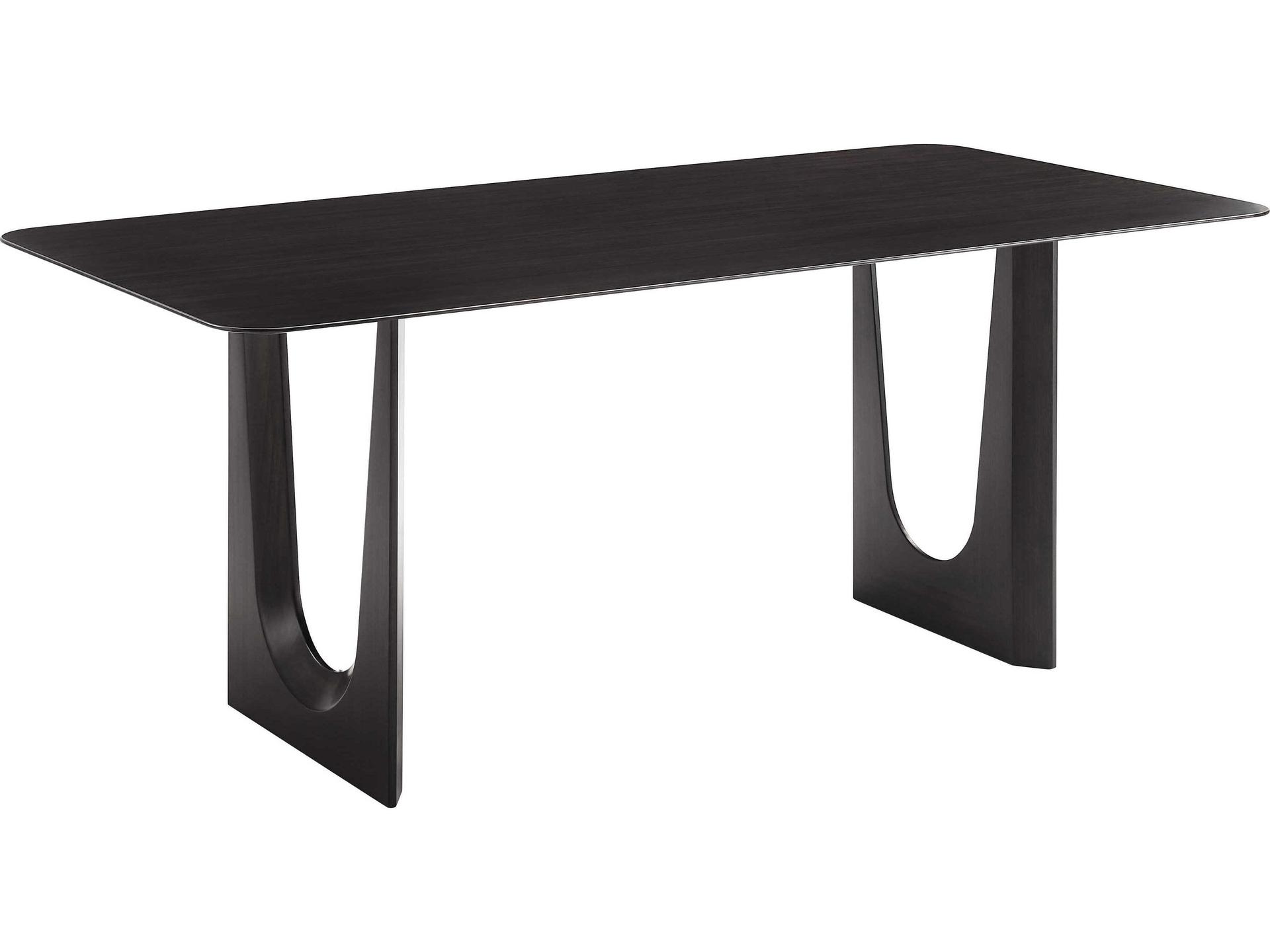 Hanna Rectangular Bamboo Caviar Dining Table