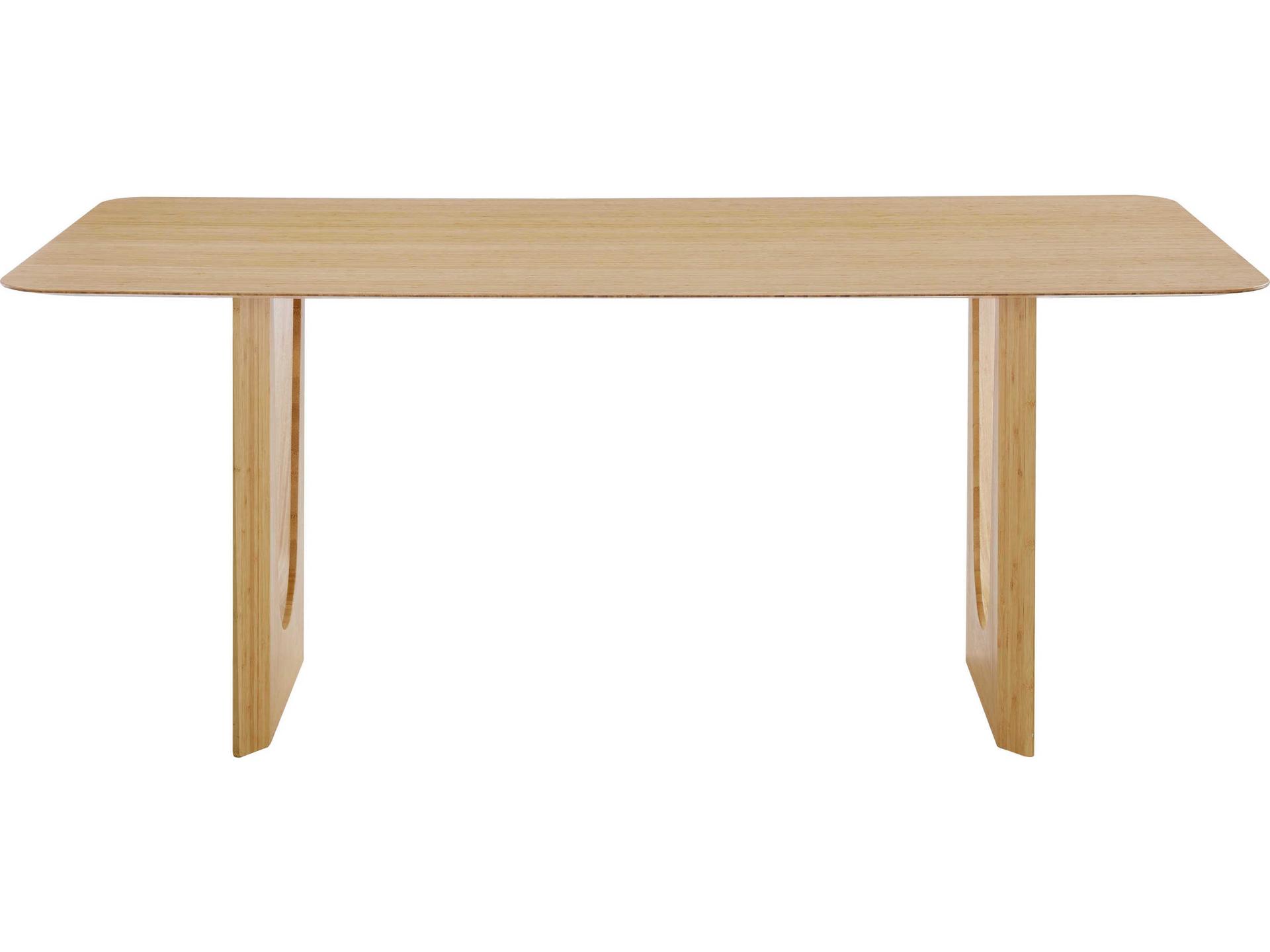 Hanna Rectangular Bamboo Wheat Dining Table