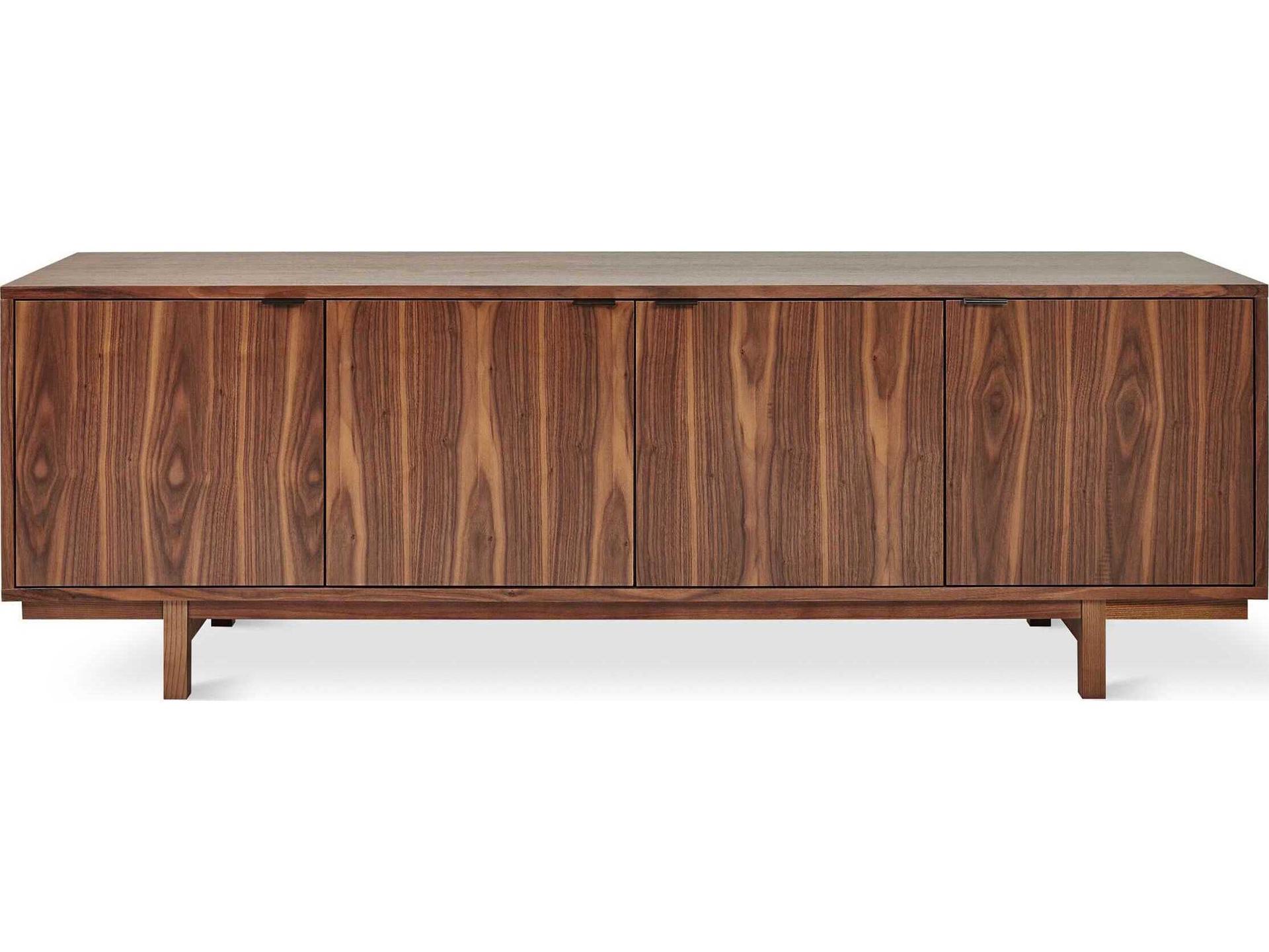 Belmont 72" Walnut Wood Sideboard