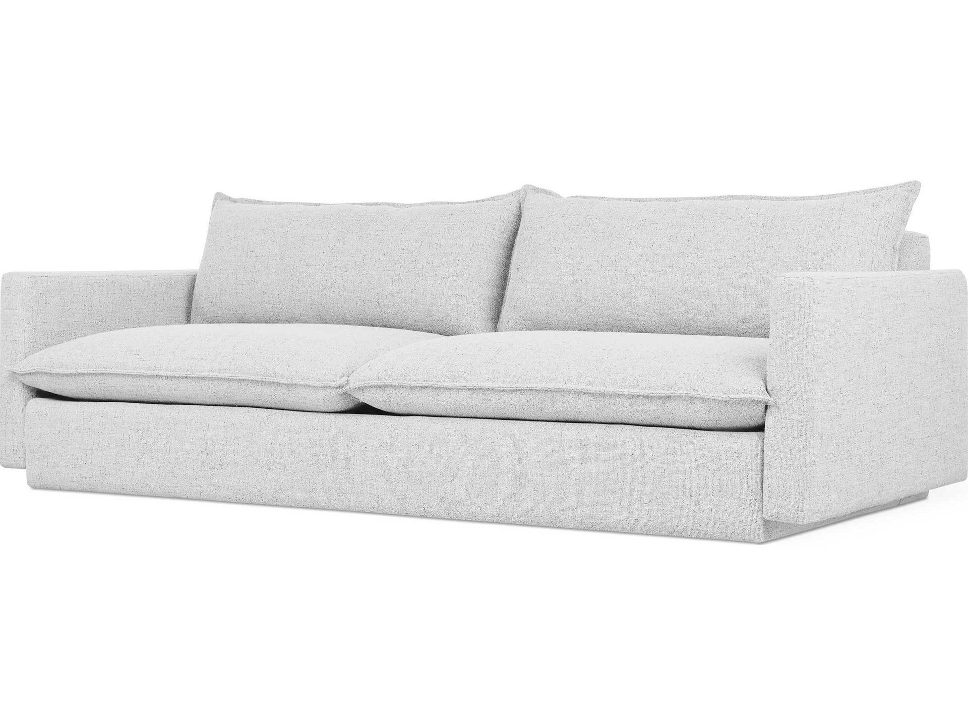 Sola 3-Seat Maberly Dove Gray Upholstered Sofa