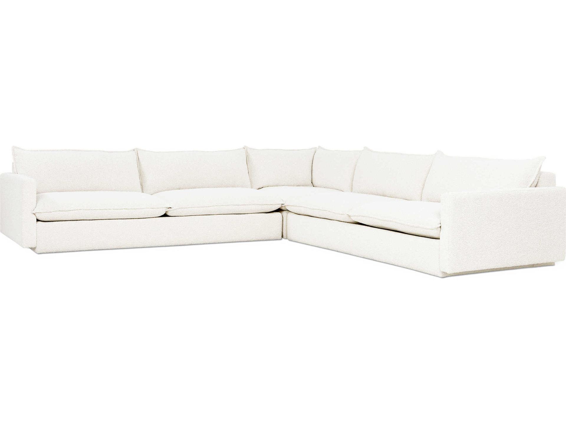 Sola Node Alabaster Modular Sectional Sofa in White